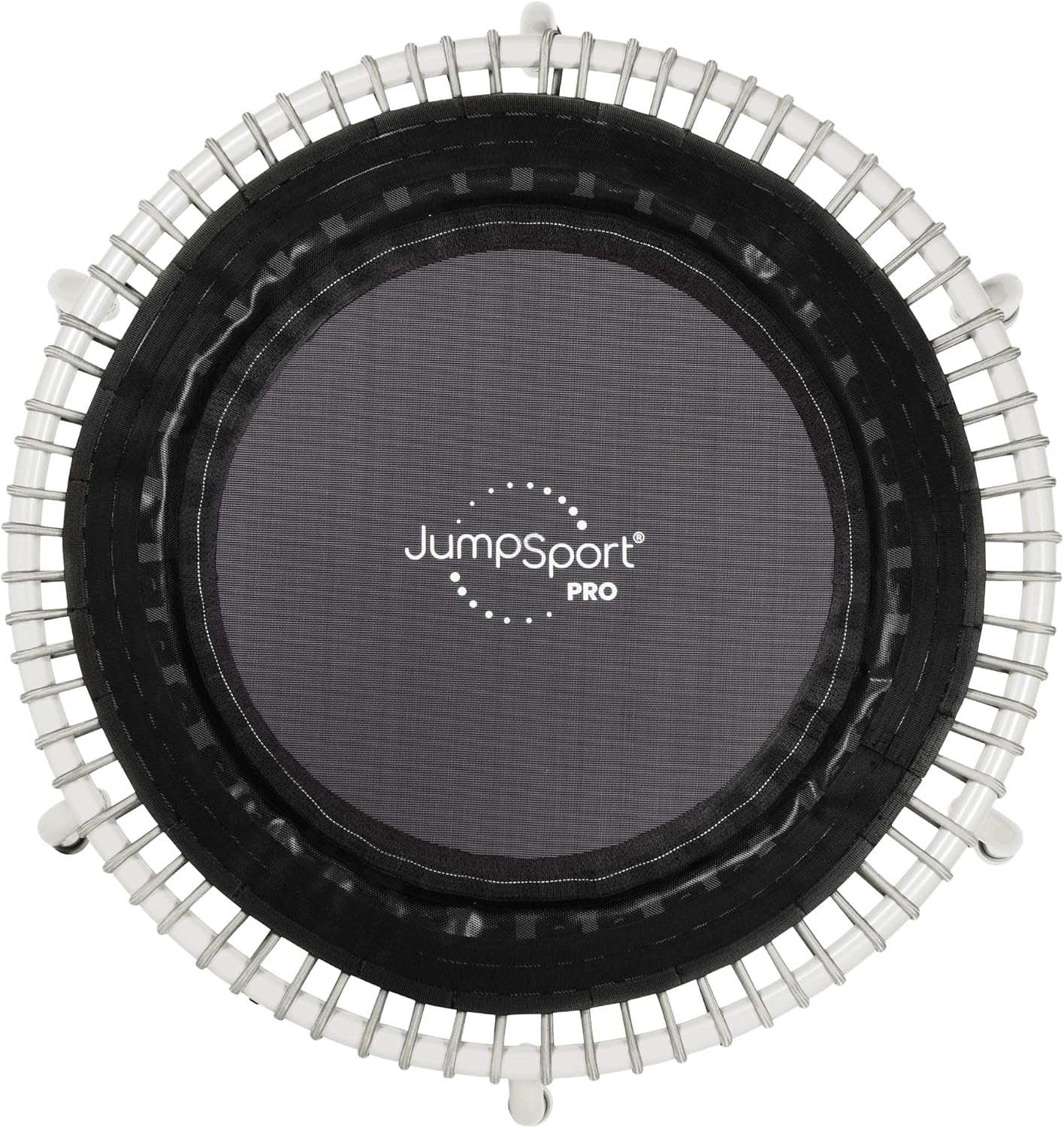 JumpSport 350 PRO 39 Inch Fitness Trampoline Indoor Rebounder Cardio Workout Equipment 300 lb Capacity