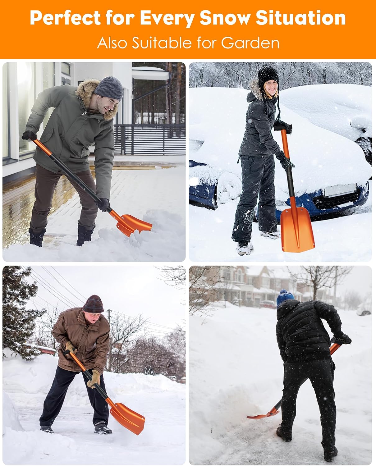 KFM Aluminum Snow Shovel