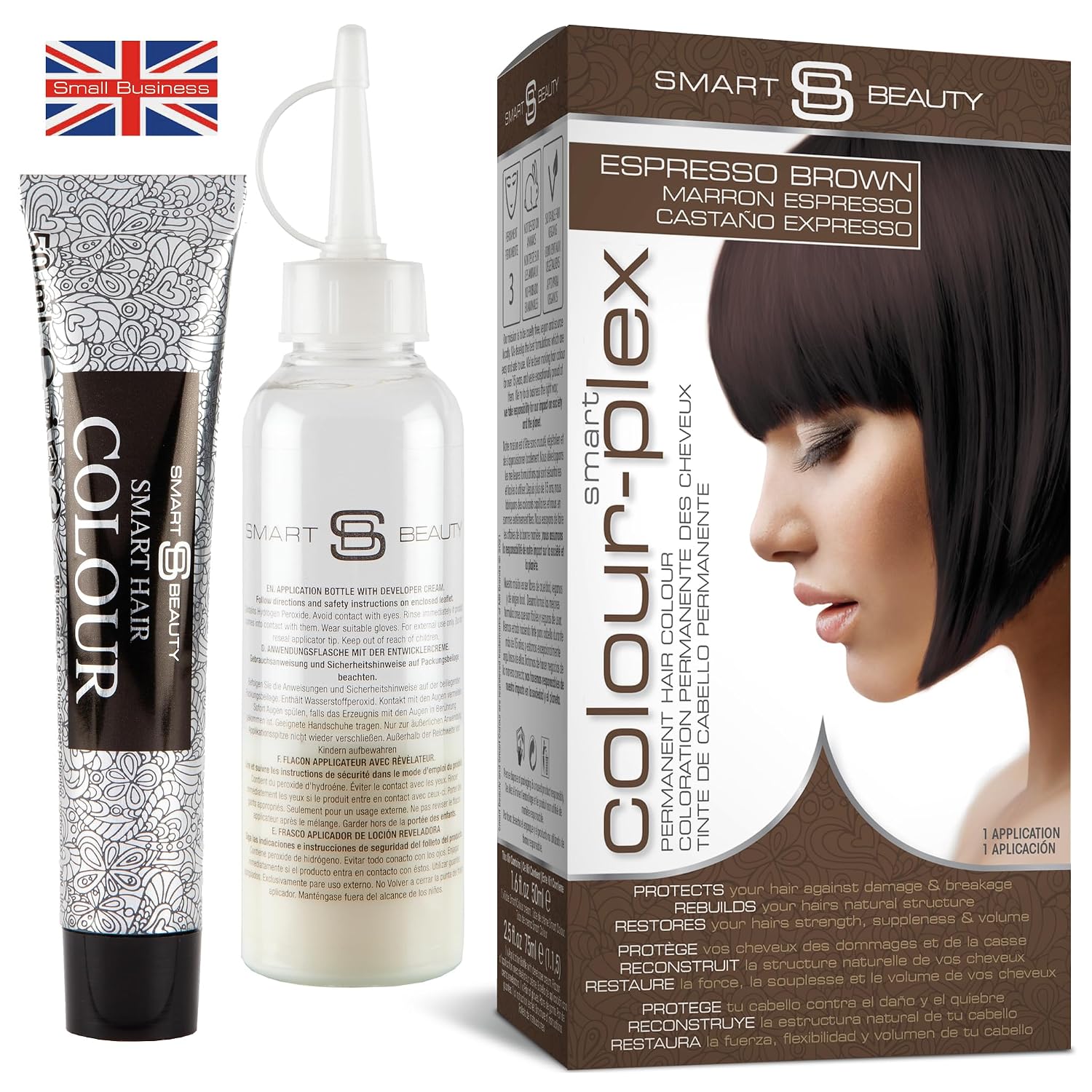 Smart Beauty Blonde Bleach-It, The Ultimate Lightener for Dark Hair, Perfect for Highlighting and Vibrant Pastel Colour, Hair Bleach Kit, Vegan & Cruelty Free