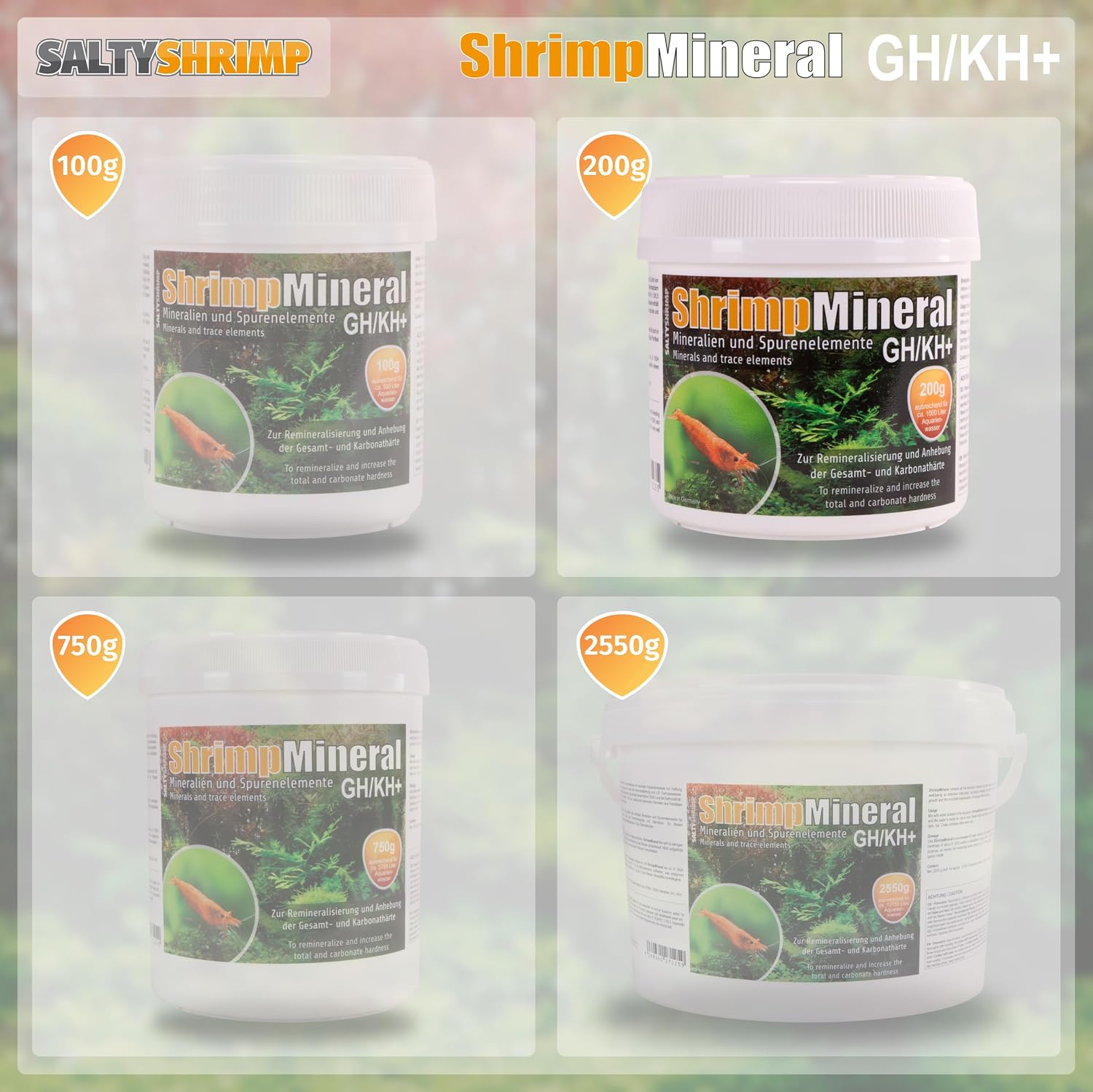 Shrimp Mineral GH/KH+ 200G