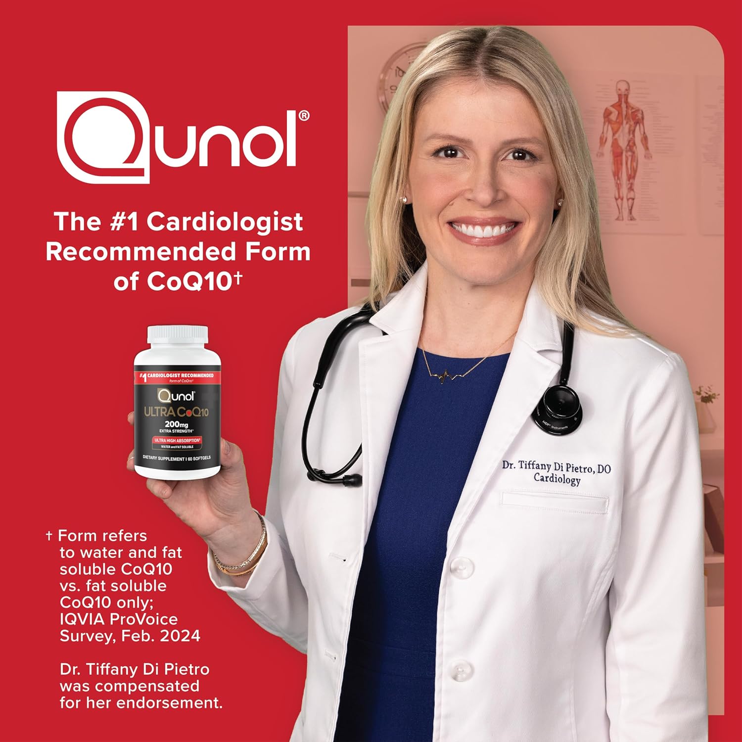 Qunol Ultra CoQ10 100mg, 3X Better Absorption, Antioxidant, 240 Softgels | #1 Cardiologist Recommended Supplement for Heart Health, Coenzyme Q10 Supplement to support Vascular Health & Cellular Energy