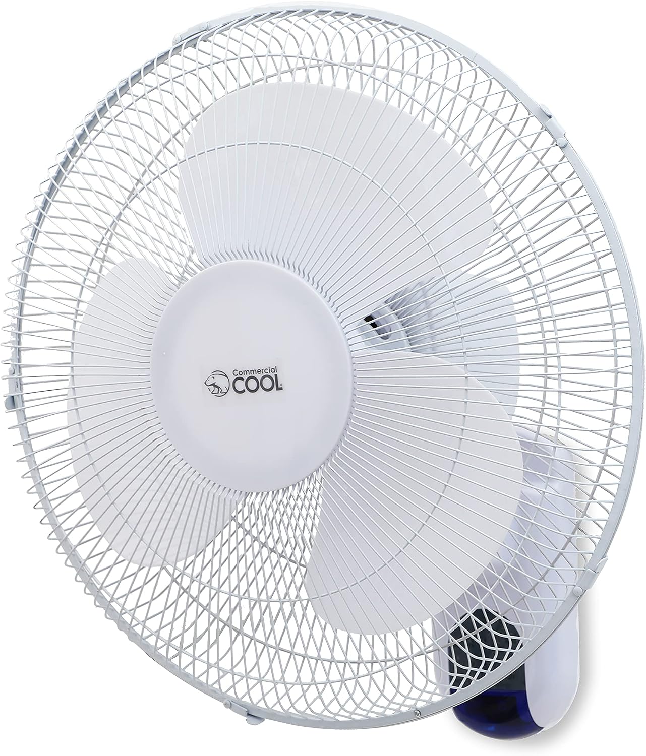 Commercial Cool 16 Inch High Velocity Floor Fan, Black, CFF16B | Floor Fan for Home, Garage, Bedroom, or Office, Cooling with 3 Speed Settings, Quiet Floor Fan with Adjustable Tilt Angle