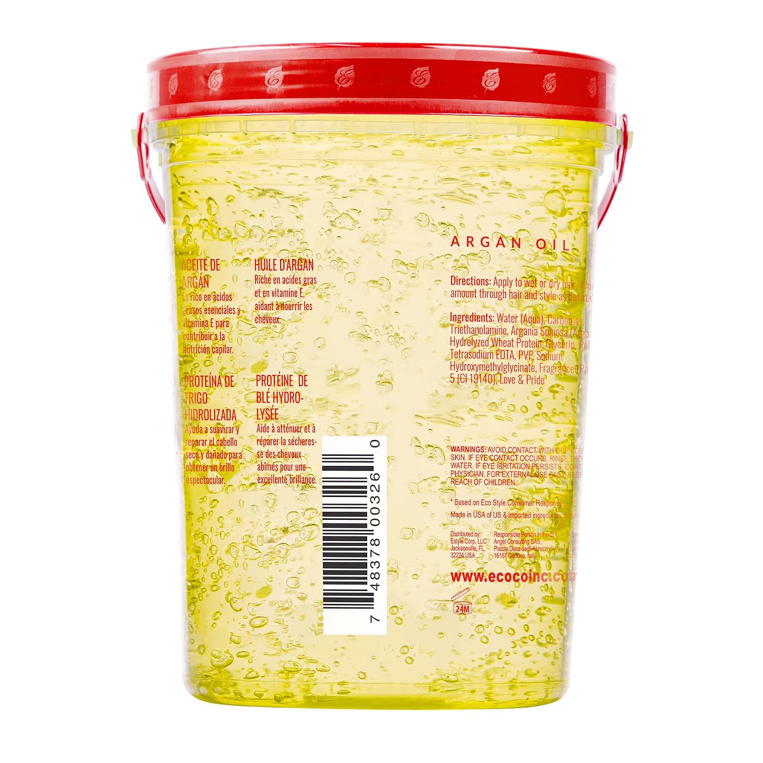 Eco Style Gel Olive Oil Styling - Adds Shine and Tames Split Ends - Delivers Moisture to Scalp - Nourishes And Repairs - Provides Weightless and Superior Hold - Ideal for all Hair - 8 oz