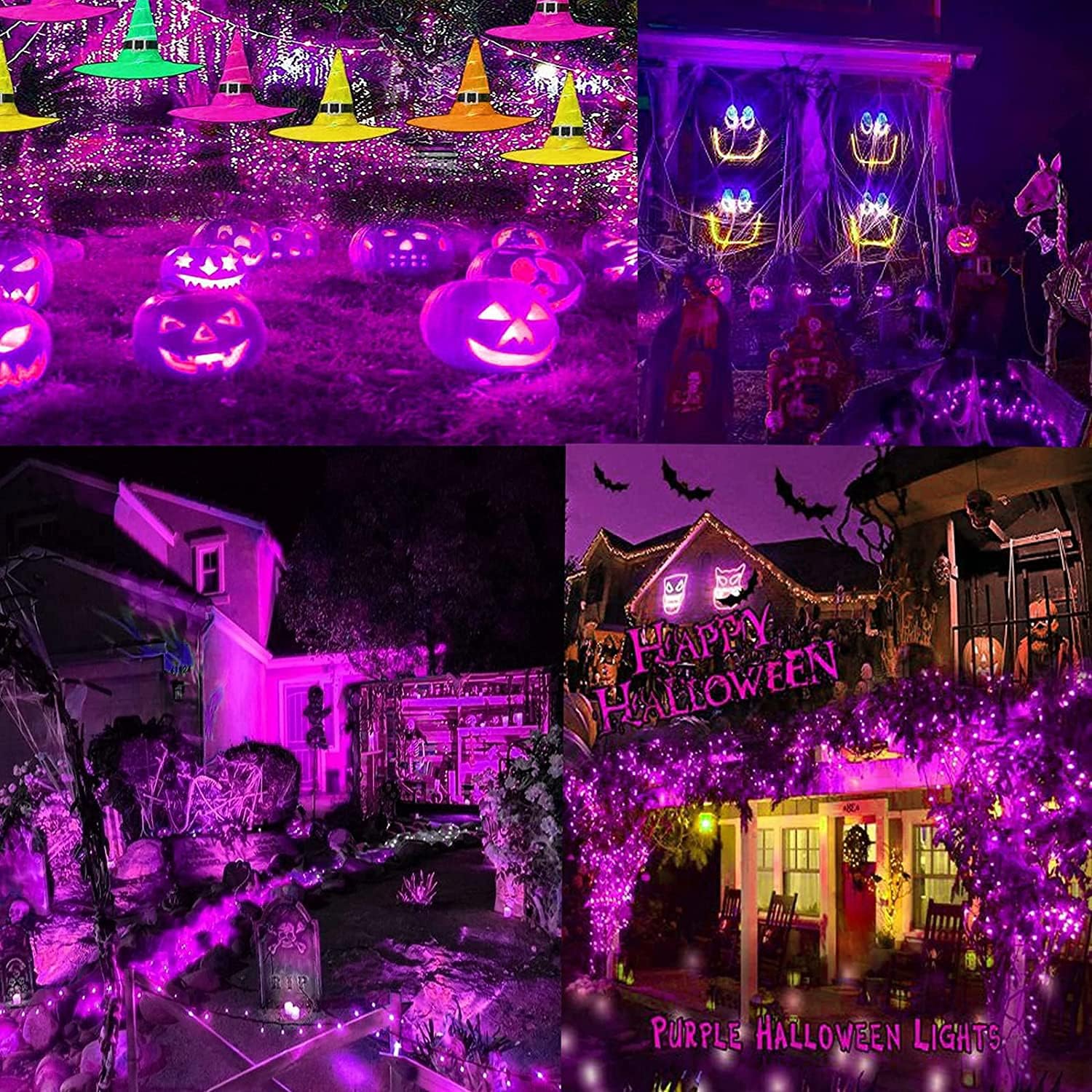 Solar String Lights Outdoor 2 Pack 170FT 480 LED Christmas Light Warm White