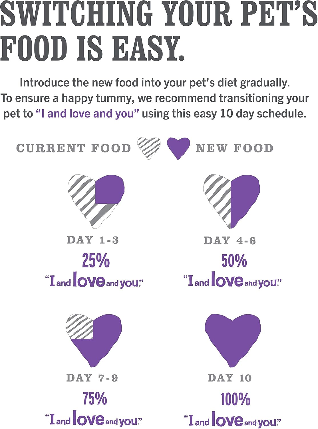 I and love and you Naked Essentials Dry Dog Food - Lamb + Bison - High Protein, Real Meat, No Fillers, Prebiotics + Probiotics, 4lb Bag