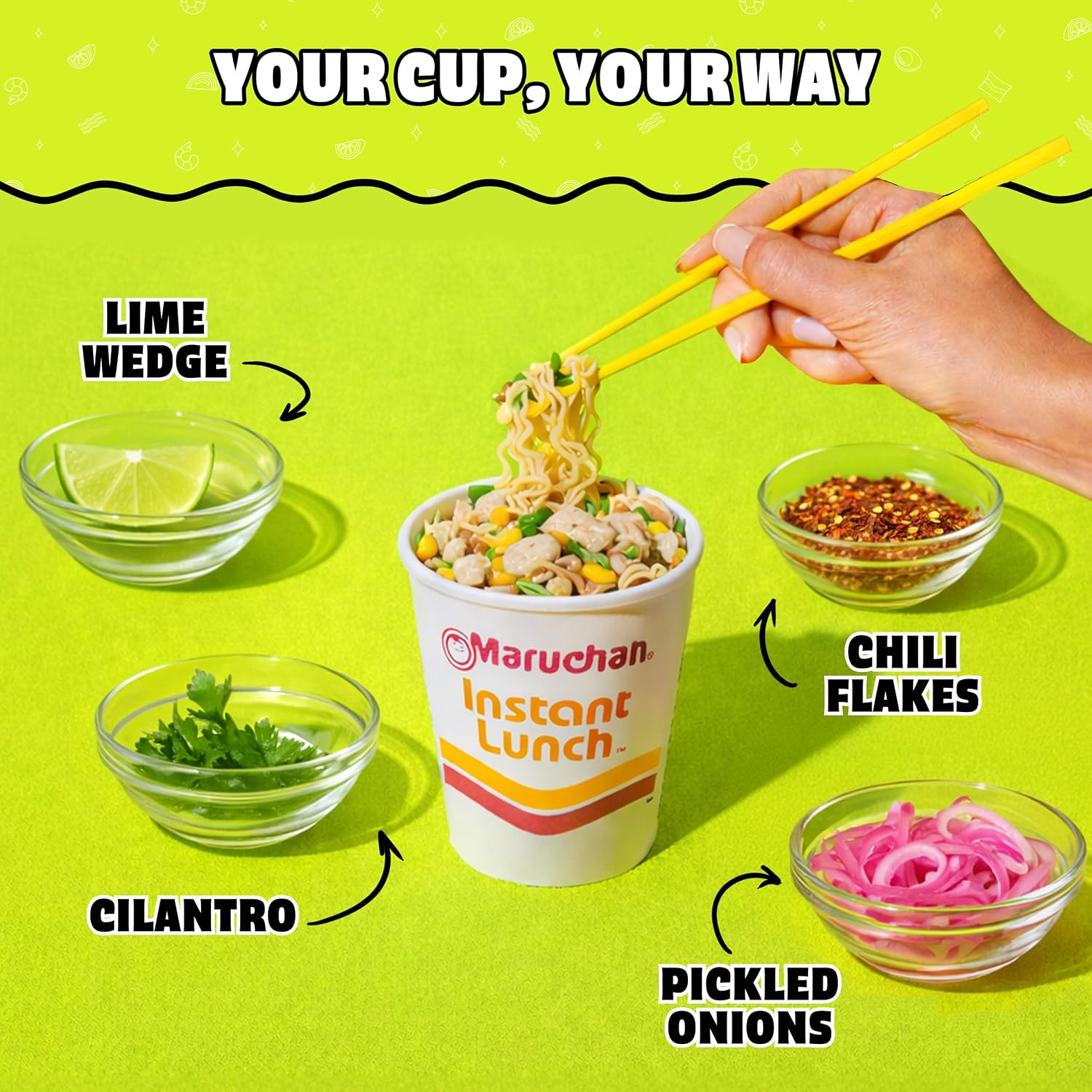 Maruchan Instant Lunch Ramen Noodles, Cheddar Cheese Flavor – Japanese-Style Instant Noodle Soup, Easy Meal Ready in 3 Minutes – 2.25 Oz. (12 Pack)