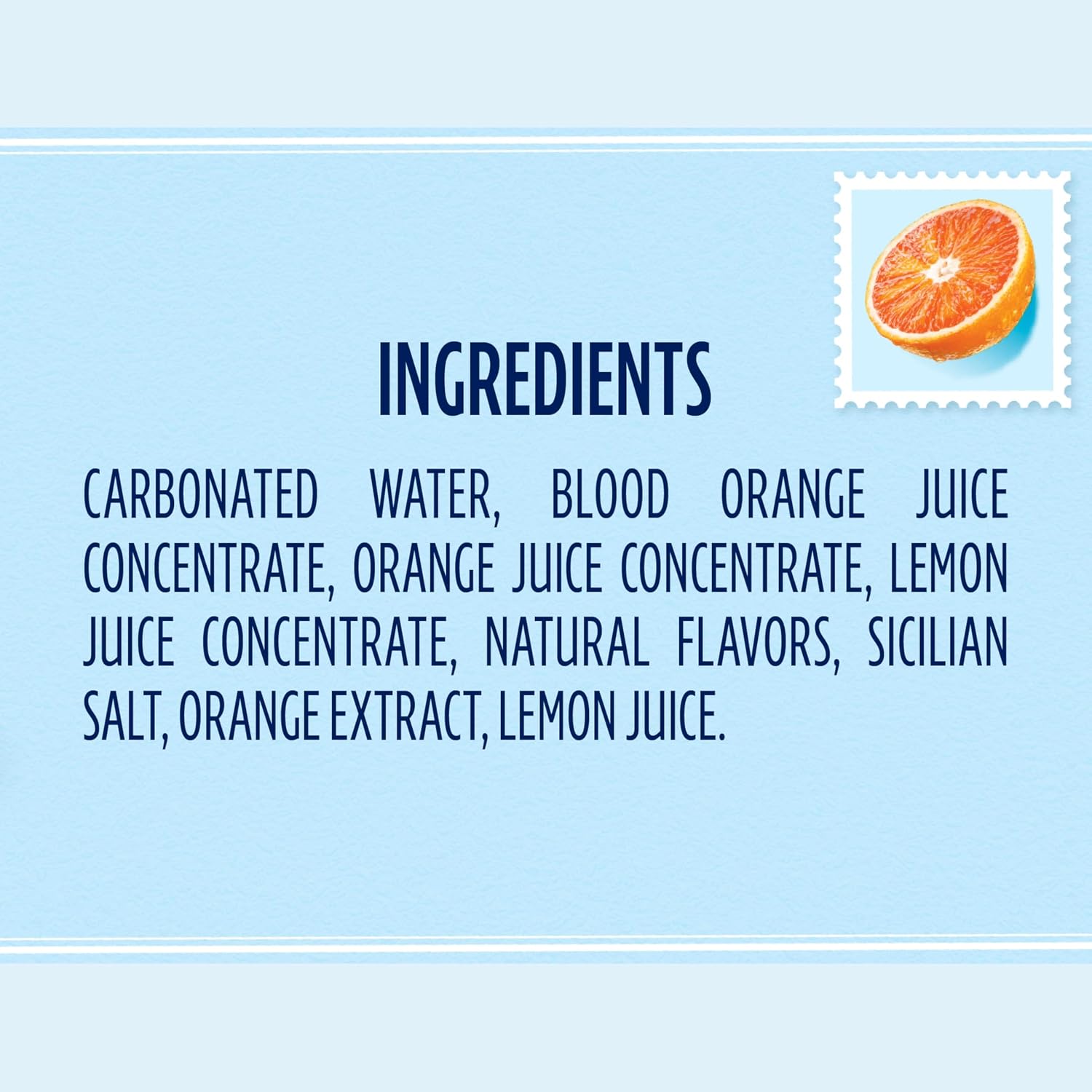 Sanpellegrino CIAO Blood Orange Sparkling Water, Real Fruit Juice, 24 Pack