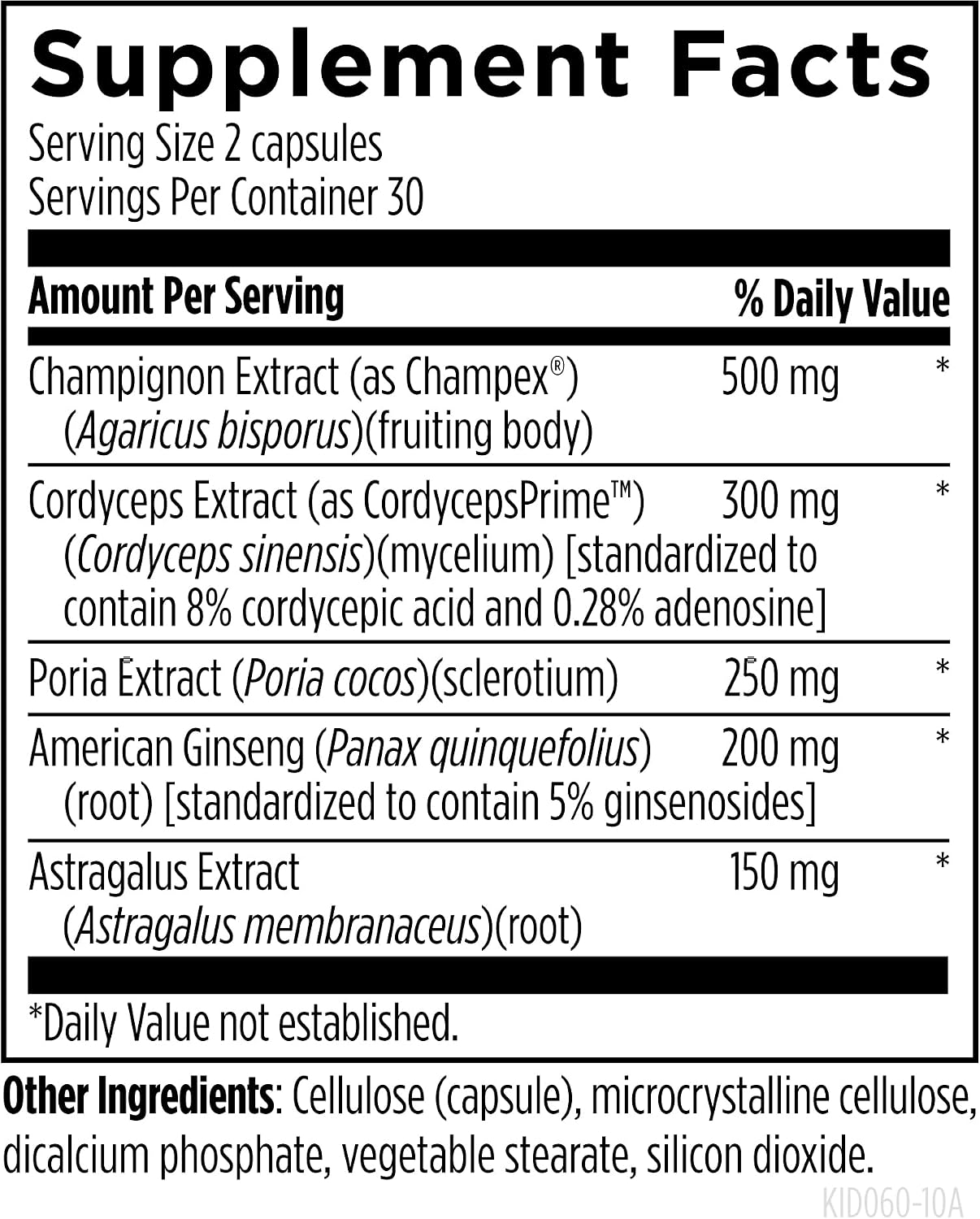 Designs for Health Kidney Korrect - Herbs + Mushrooms for Kidney Support - Vegan, Non-GMO Supplement (60 Capsules)