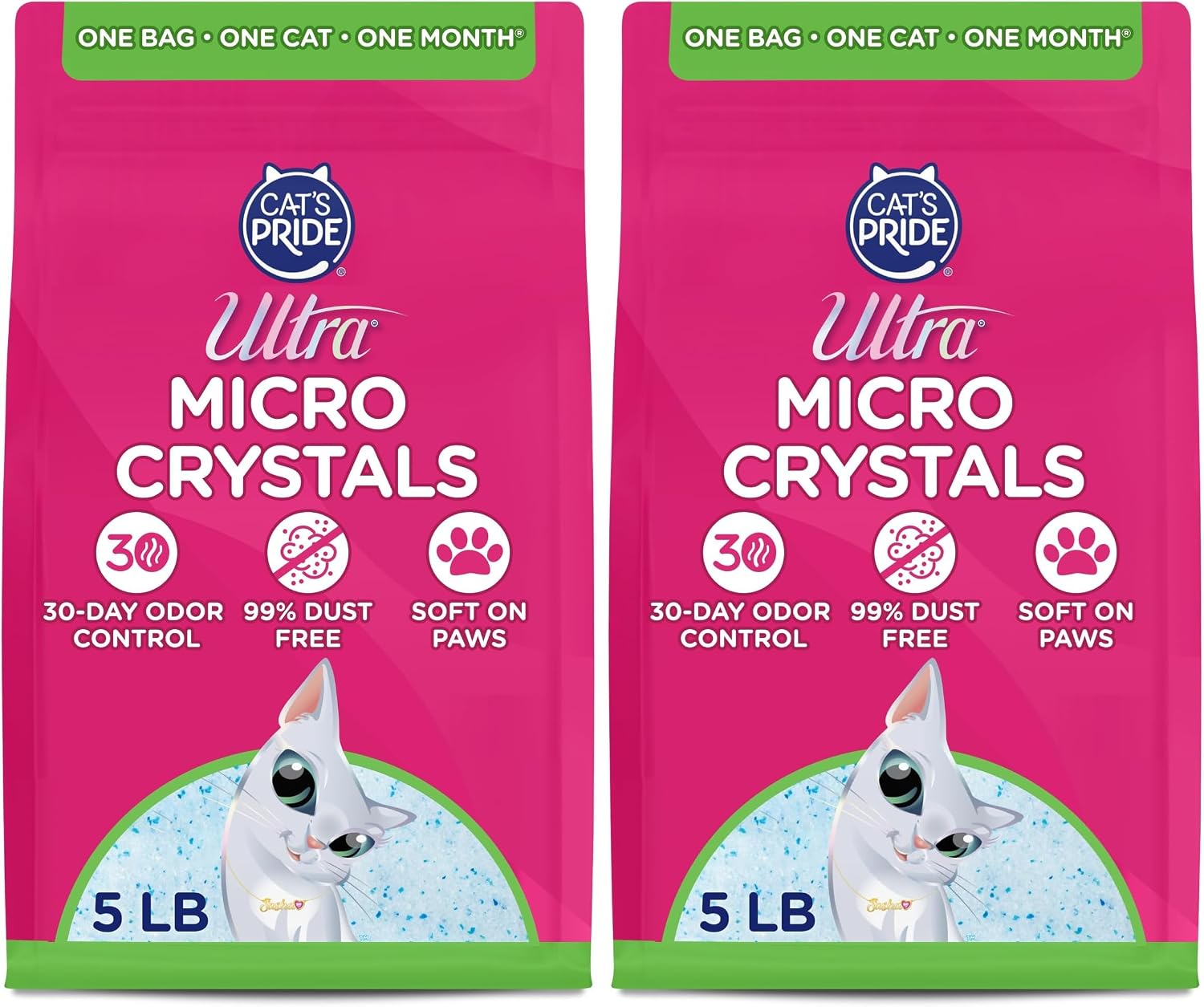 Ultra by Cat's Pride Micro Crystals Litter with 30-Day Odor Control, 5lbs