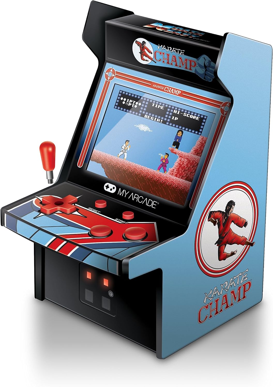My Arcade Micro Player Mini Arcade Machine: Galaga Video Game, Fully Playable, 6.75 Inch Collectible, Color Display, Speaker, Volume Buttons, Headphone Jack - Electronic Games