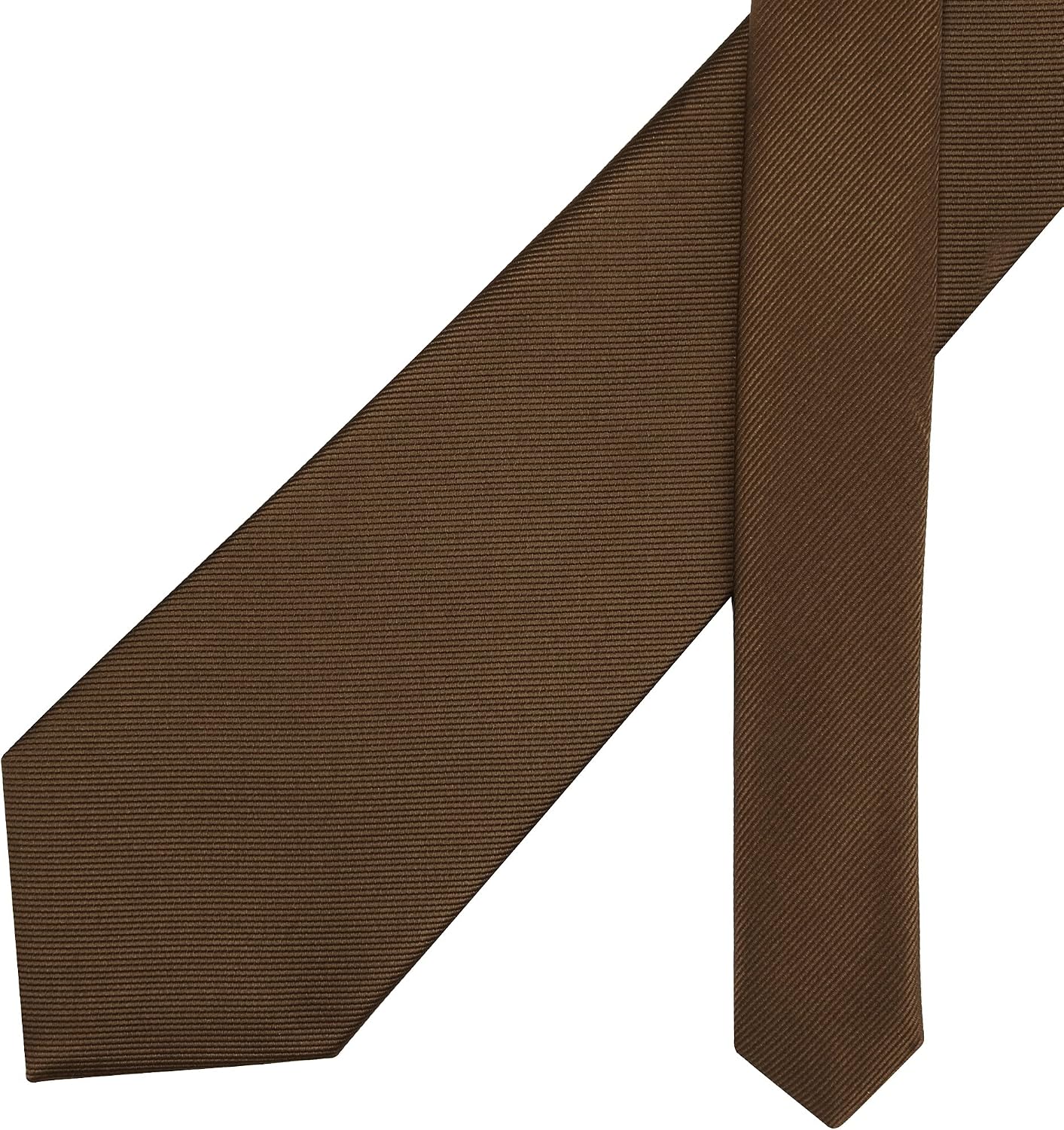 GUSLESON Classic New 3.15"（8cm） Men's Solid Color Necktie Wedding Business Tie + Gift Box
