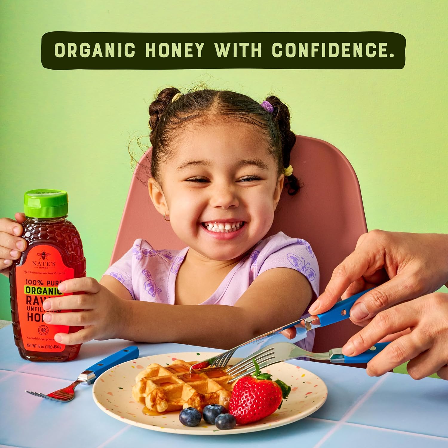 Nate's Organic Honey - 32oz. Squeeze Bottle