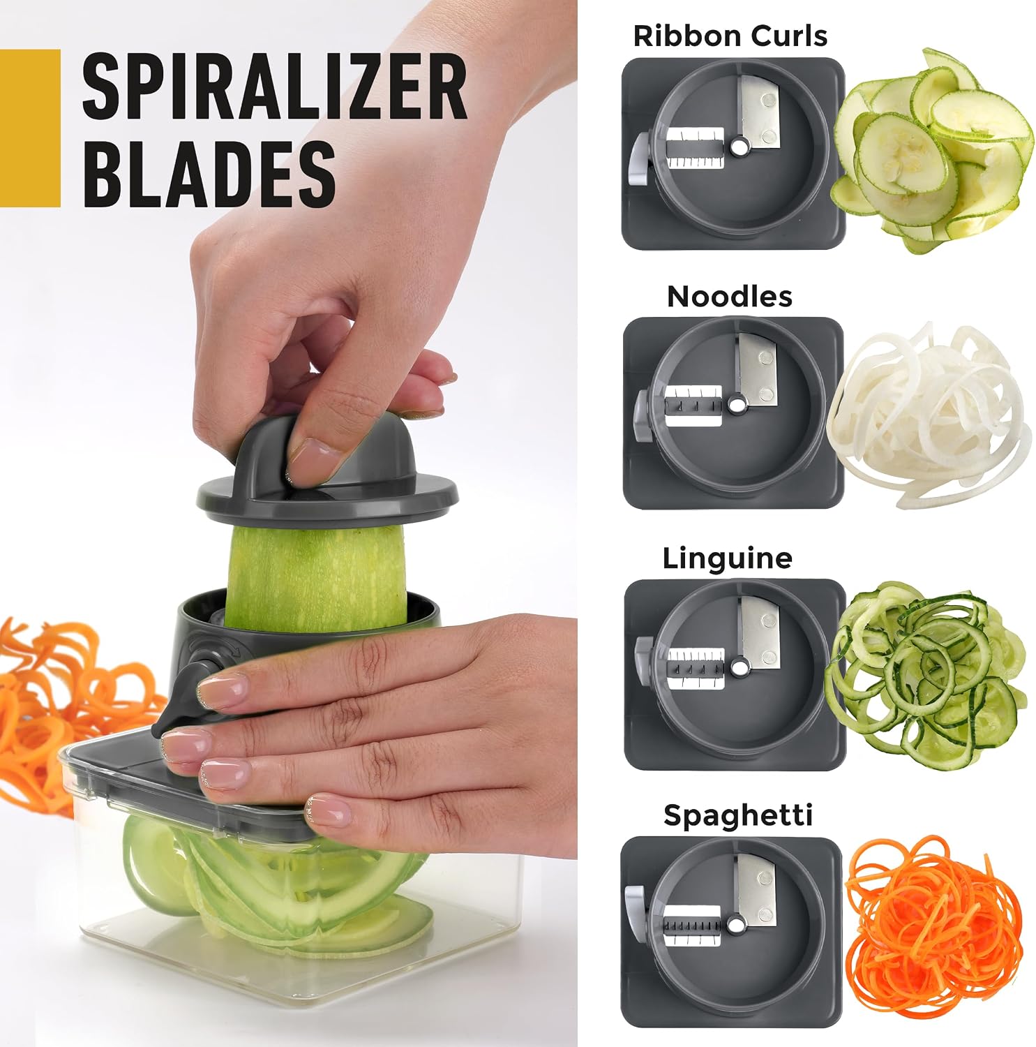 Mueller The Real Original Pro Vegetable Chopper & Mandoline Slicer, 10-in-1