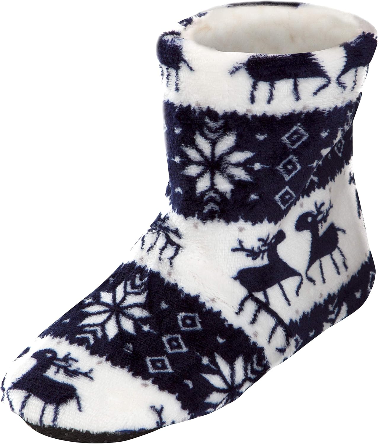 Leisureland Women's Fleece Lined Bootie Slippers