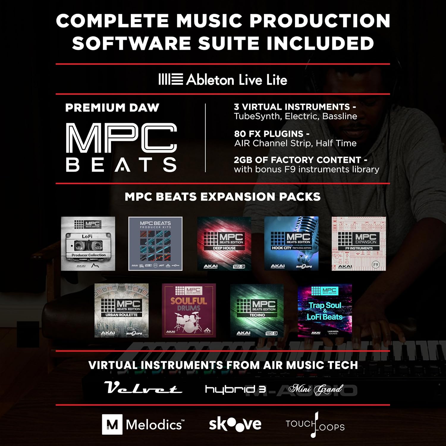 M-AUDIO Oxygen Pro 61 USB MIDI Keyboard Controller