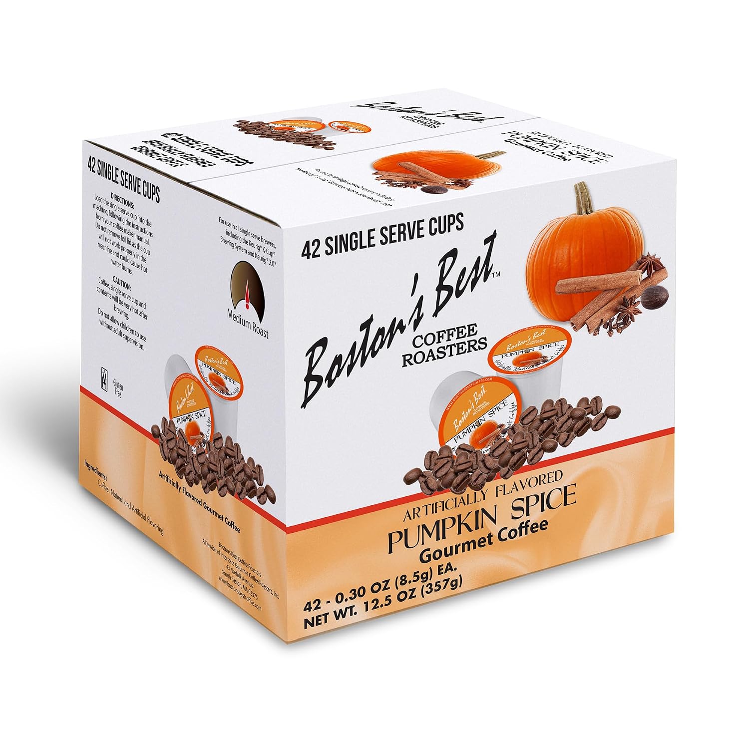 Boston’s Best - Aloha Coconut Flavored Delicious Gourmet Coffee Compatible with Keurig Coffee Maker, 1 Count (42 Single Serve Cups)