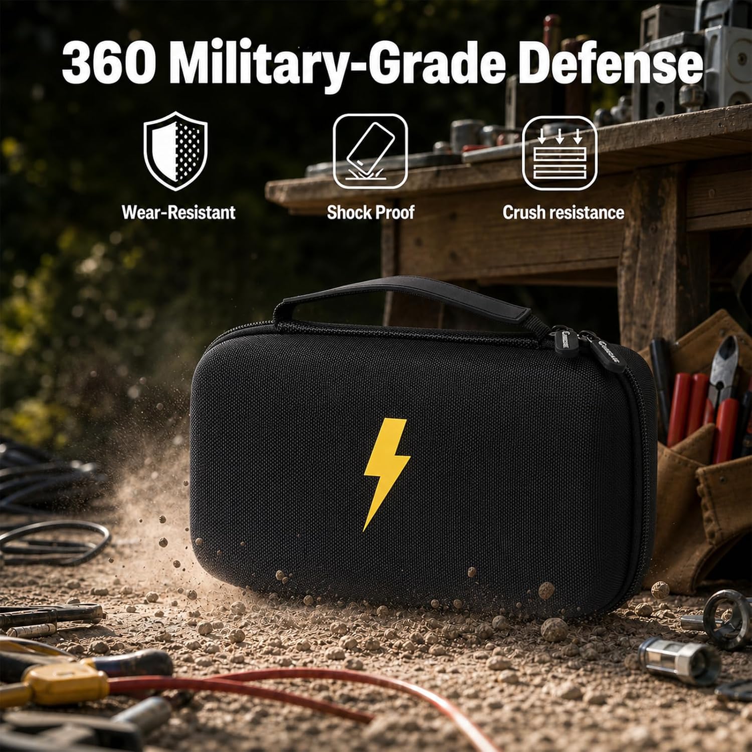 Comecase Hard Case for Fluke 87V/88V/15B+/17B+ and More Digital Multimeter