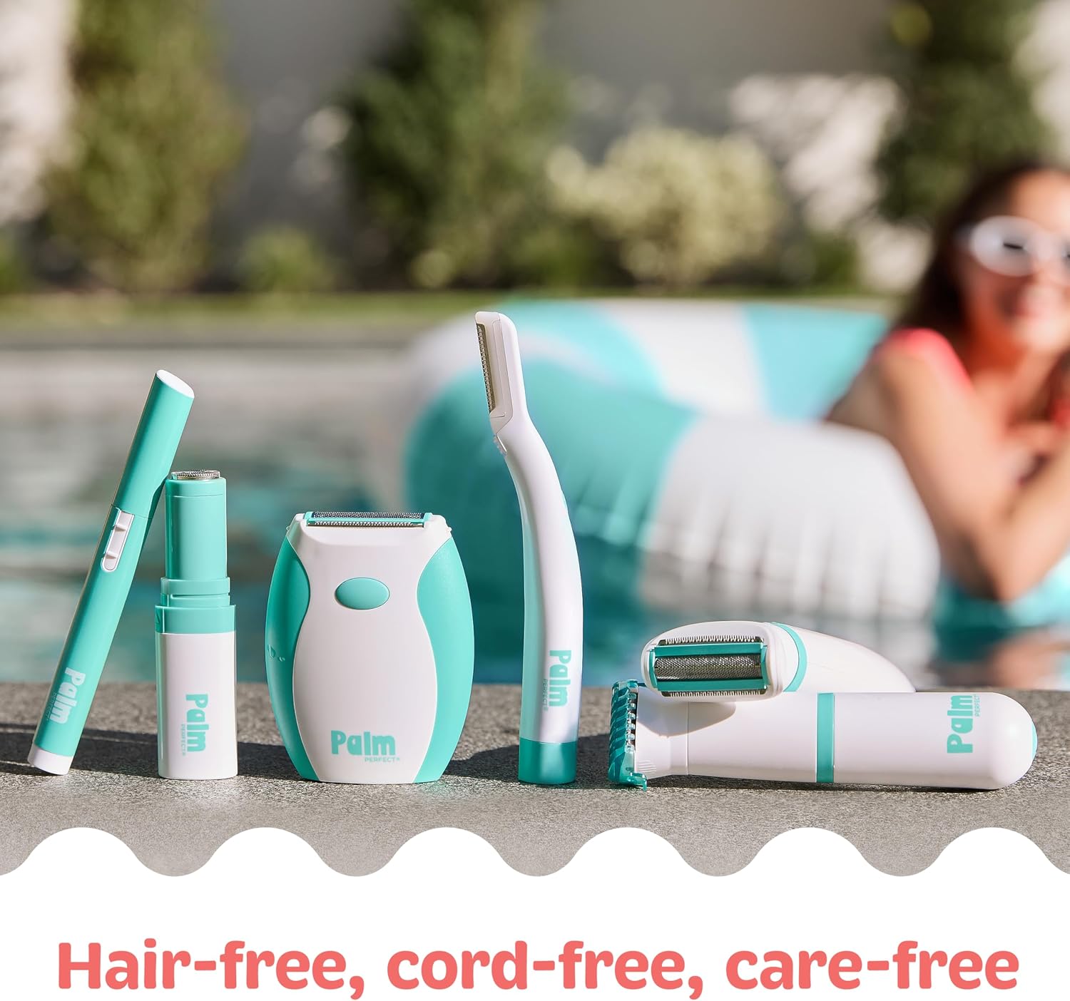PalmPerfect Bikini Trimmer for Women, Dual Blade, Waterproof, Wet/Dry | Bikini grooming, hair trimmer women, bikini line, sensitive areas