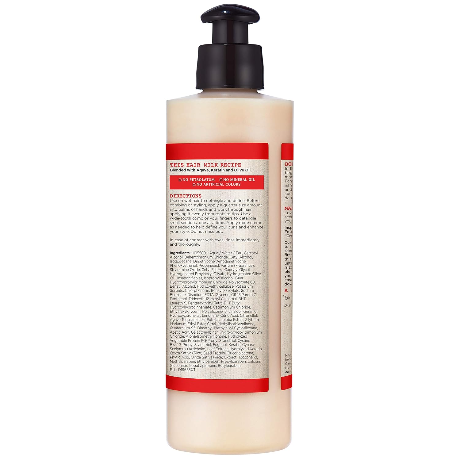 Carol's Daughter Hair Milk Curl Refresher Spray for Coils and Waves, with Agave, Sweet Almond and Wheat Protein, 10 fl oz