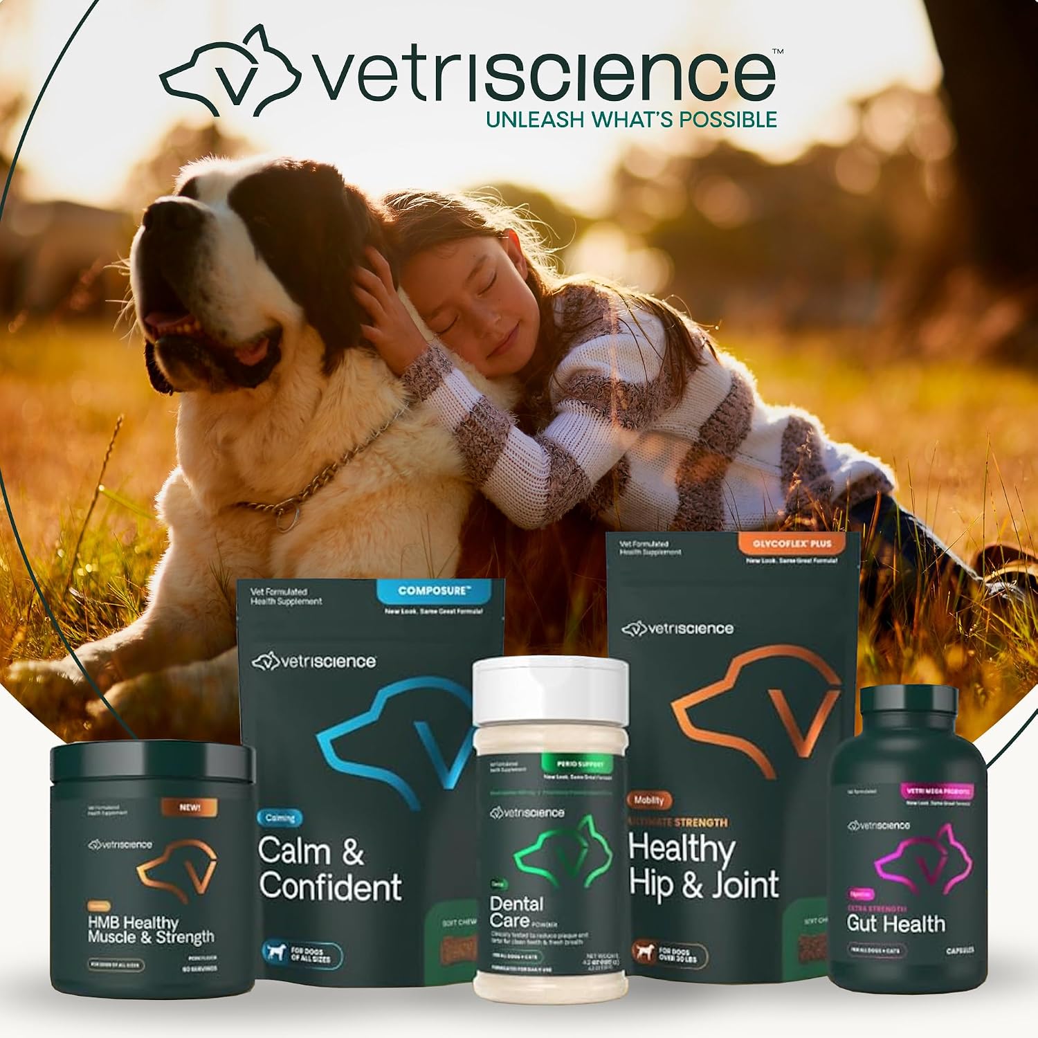 VetriScience Glycoflex 3 Clinically Proven Hip and Joint Supplement for Dogs - Maximum Strength Dog Supplement with Glucosamine, MSM, Green Lipped Mussel & DMG - 120 Count