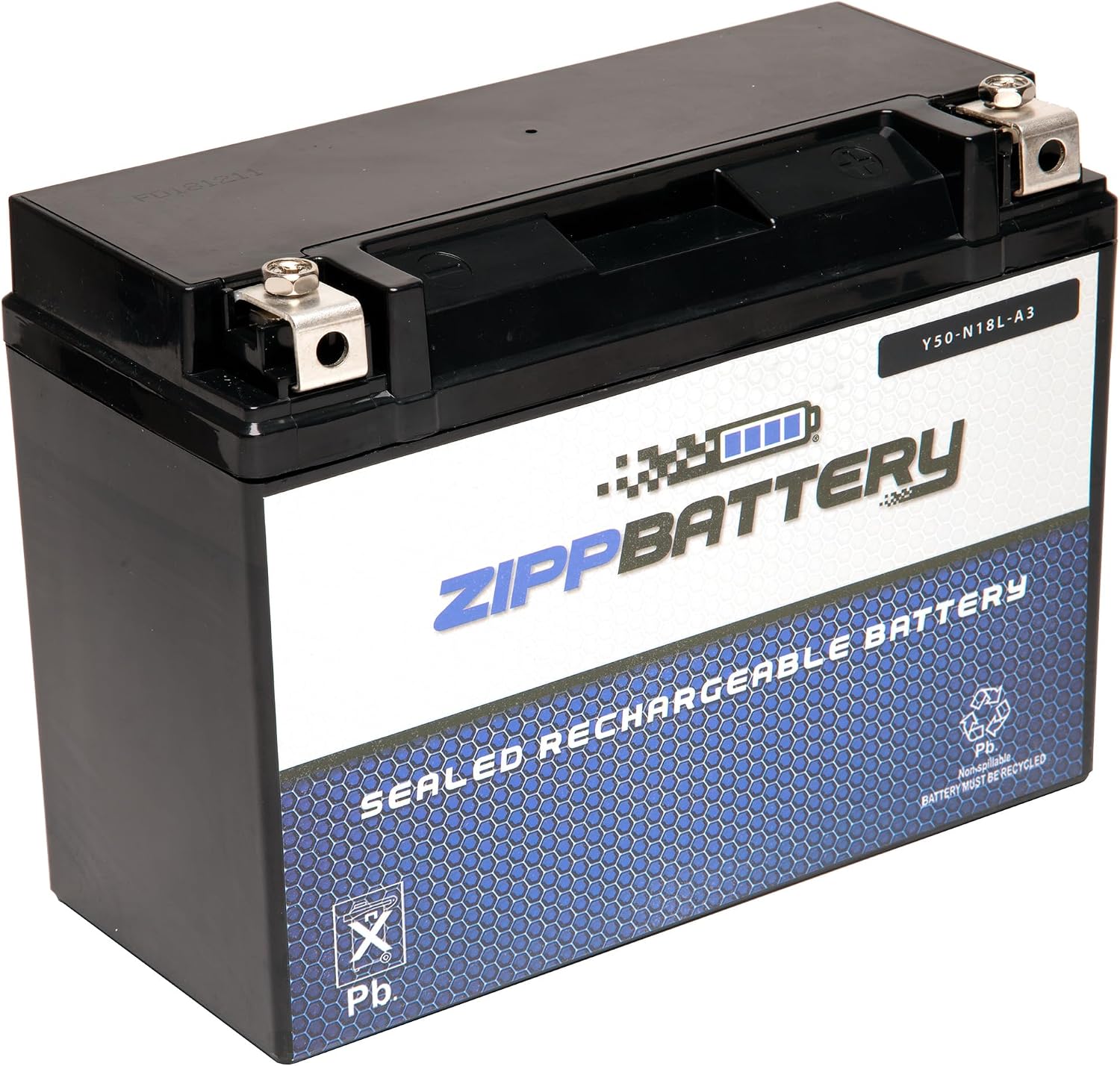 ZIPPBATTERY YTX30L-BS 12V 385 CCA AGM – Maintenance-Free 30Ah Battery for Harley, ATV, UTV, Jet Ski – T3 Nut & Bolt Terminal – Fits Harley Road King, Polaris Sportsman 850, Can-Am Outlander