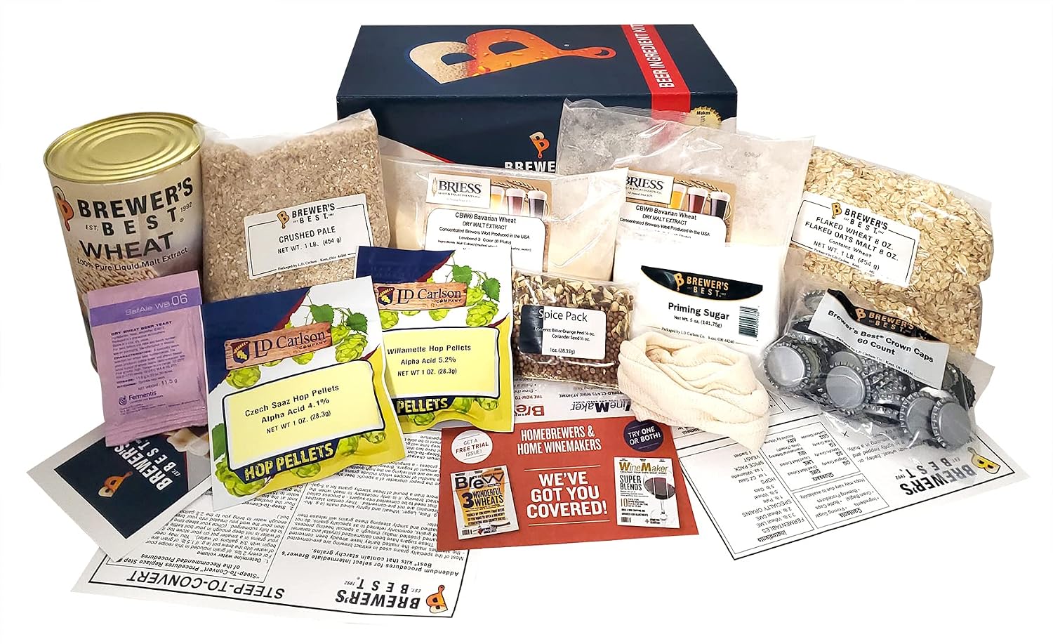 Witbier Homebrew Beer Ingredient Kit