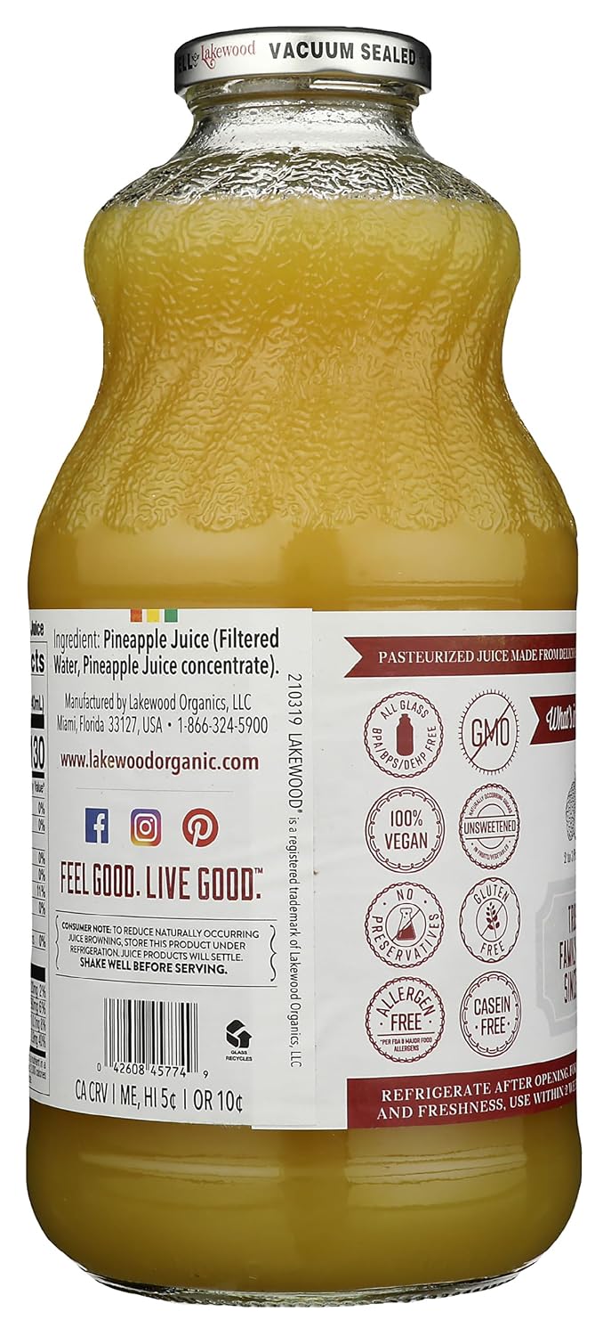 Lakewood, Juice Black Cherry Pure, 32 Fl Oz