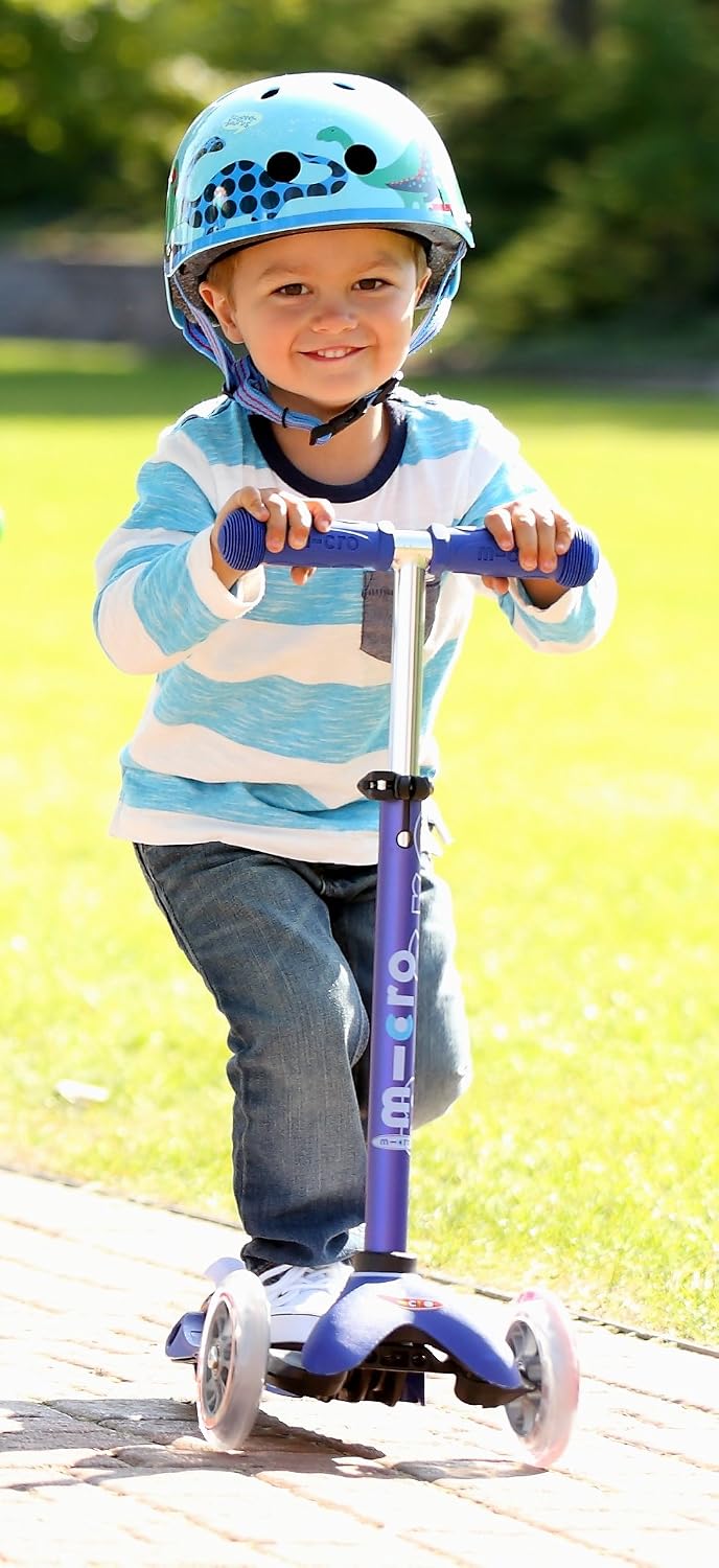 Micro Kickboard | Mini Kids Scooter for Ages 2-5 | Children up to 110 lbs | 3 Wheel Lean-to-Steer Design | Adjustable T Bar | Smooth Ride PU Wheels