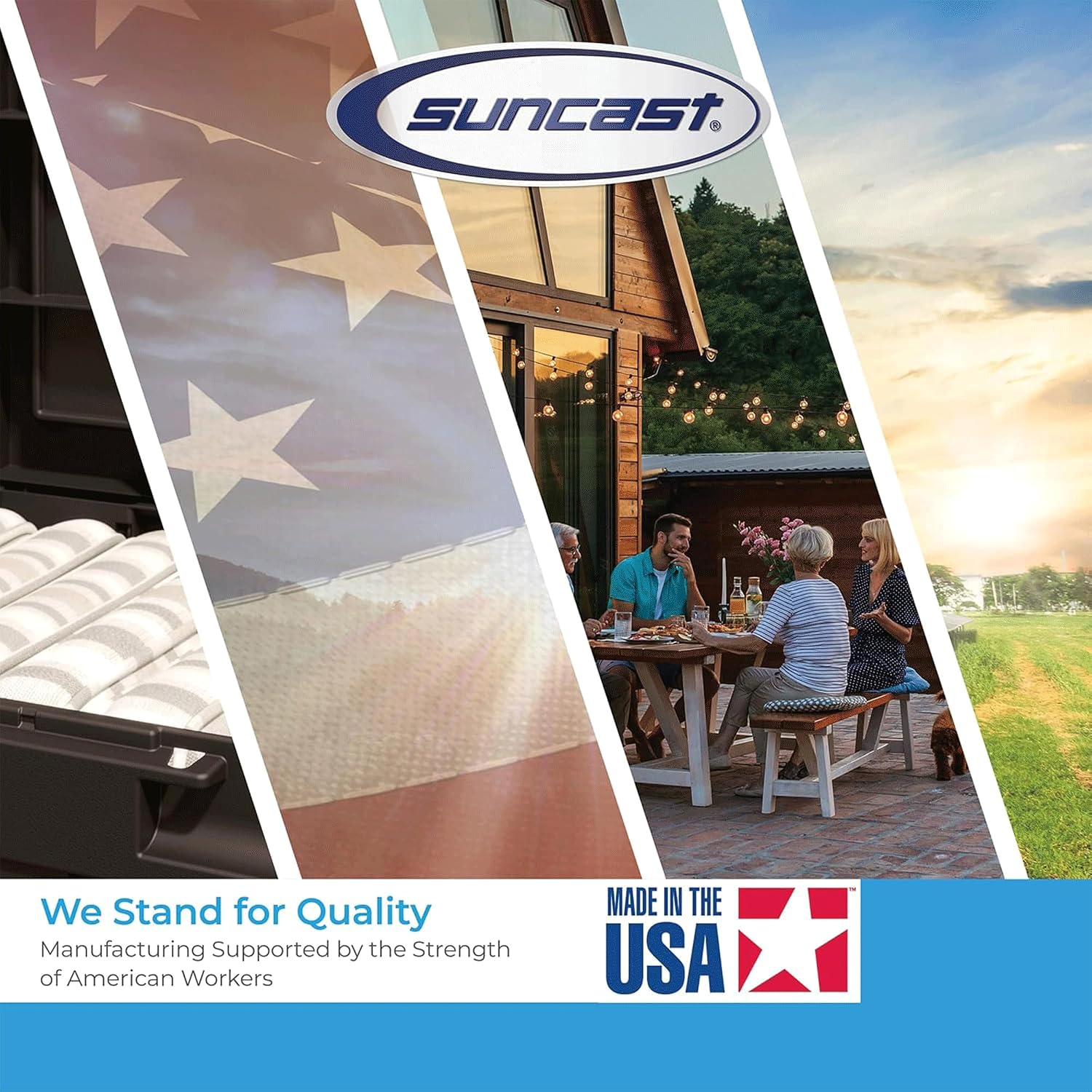 Suncast 22 Cu Ft, Vertical Storage Shed, Pad-Lockable Double Doors, Stoney