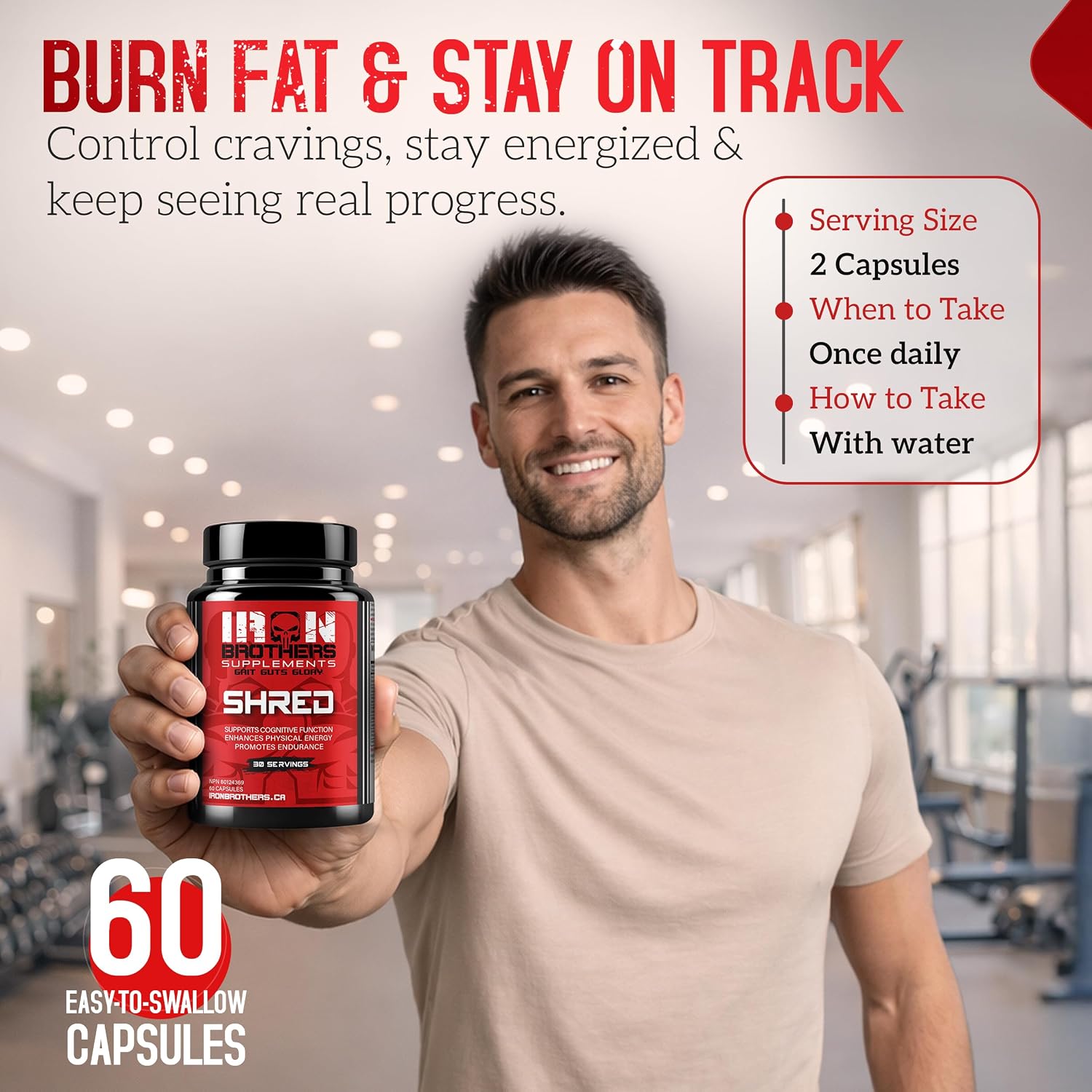 Iron Brothers Thermogenic Fat Burner – Metabolism & Appetite Support – Grains of Paradise