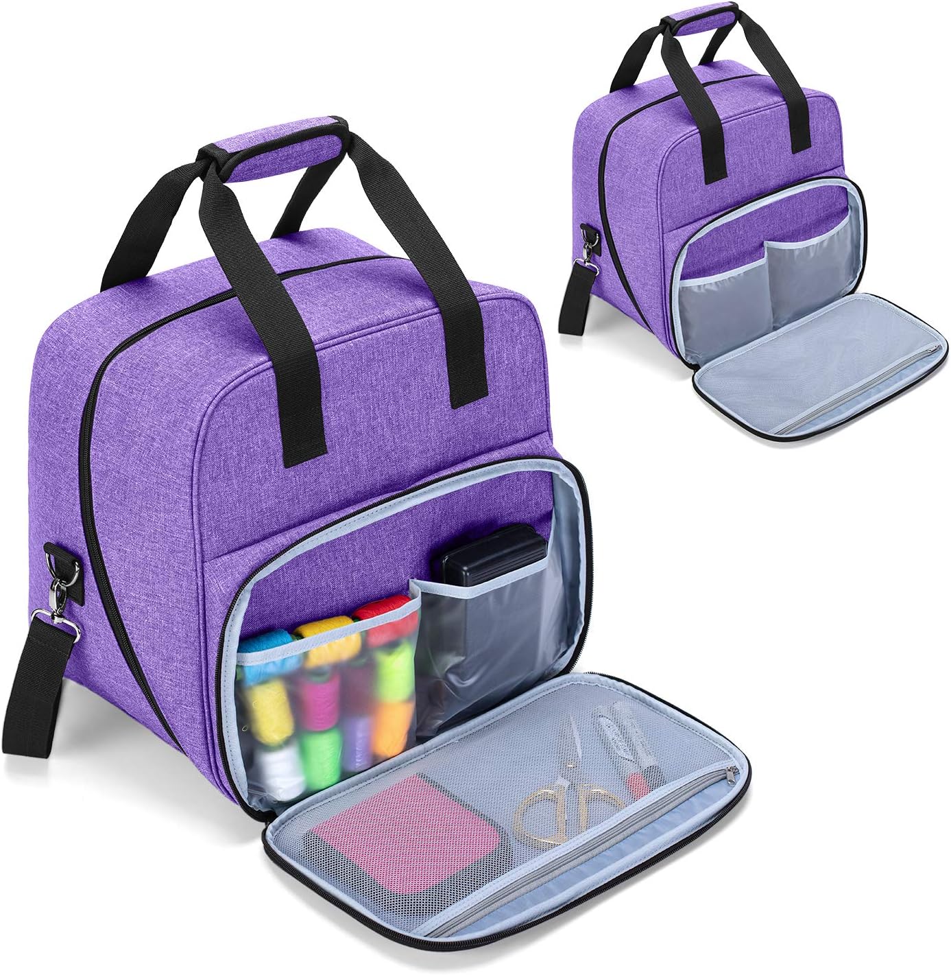 Yarwo Serger Machine Carrying Case for Universal Overlock Sewing Machine
