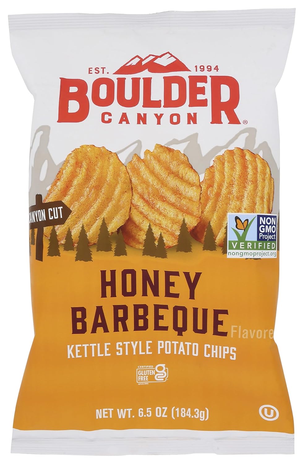 Boulder Canyon Avocado Oil Sea Salt Potato Chips 6 Count, 1.25 OZ