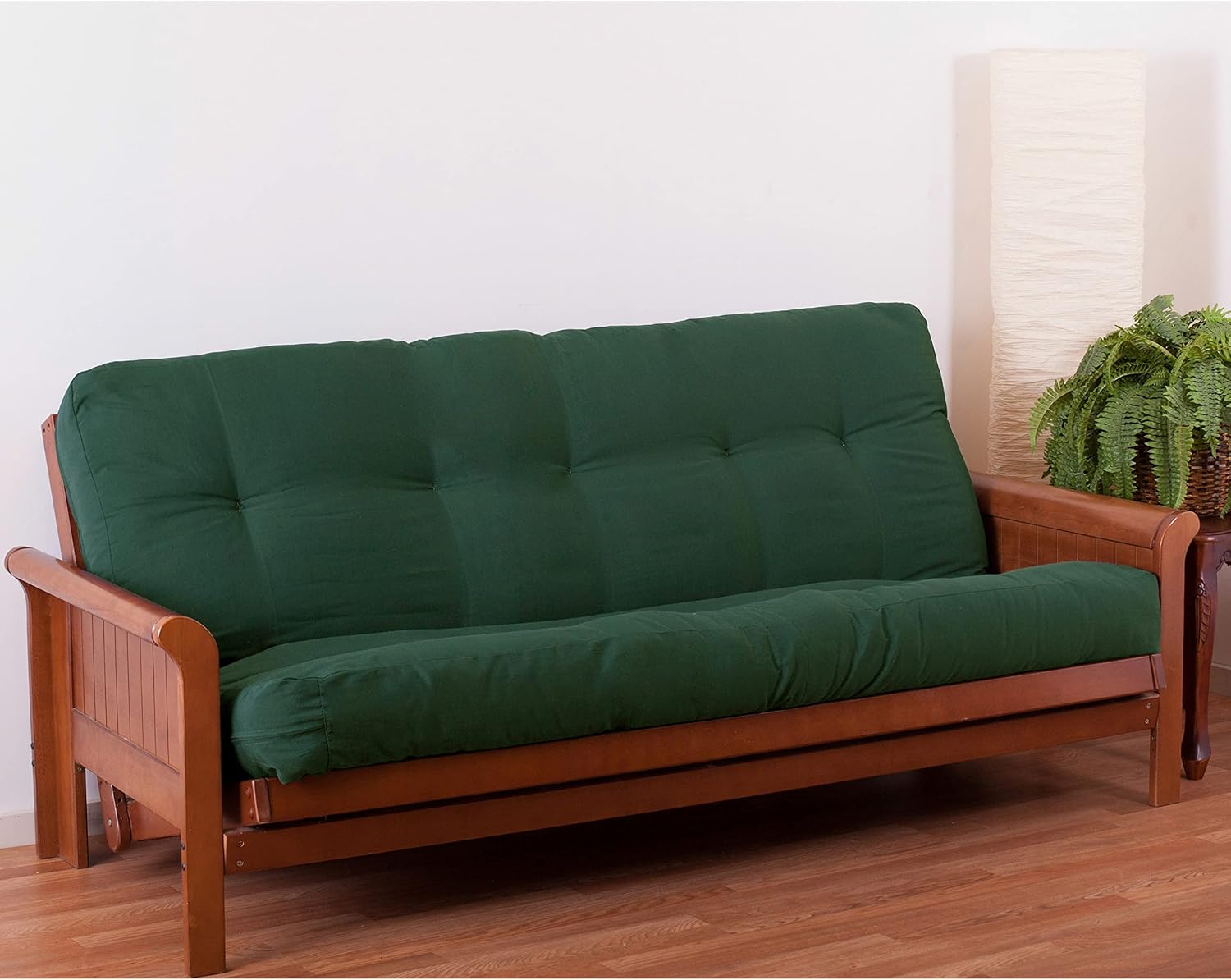 Blazing Needles Renewal 7" Twill Futon Mattress, Full, Aqua Blue