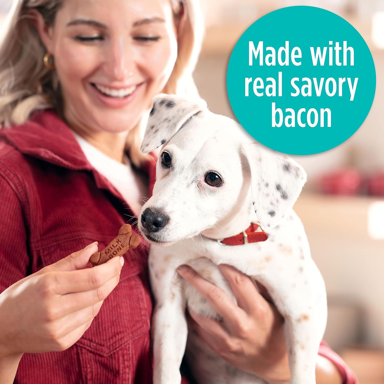 Milk-Bone Soft & Chewy Dog Training Treats, 25 oz Canister | Made with real chicken breast, soft dog treats for training and rewarding, 18% protein, fortified with vitamins and minerals