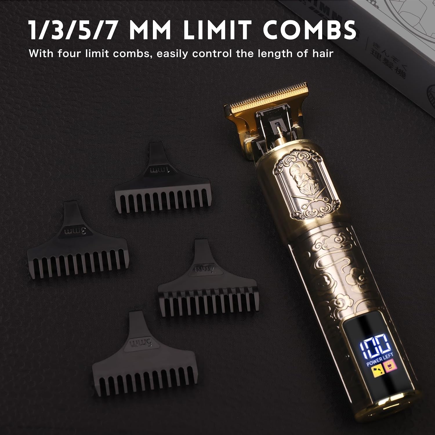 Ufree Beard Trimmer for Men, T-Blade Hair Trimmer, Zero Gap Edger Clippers