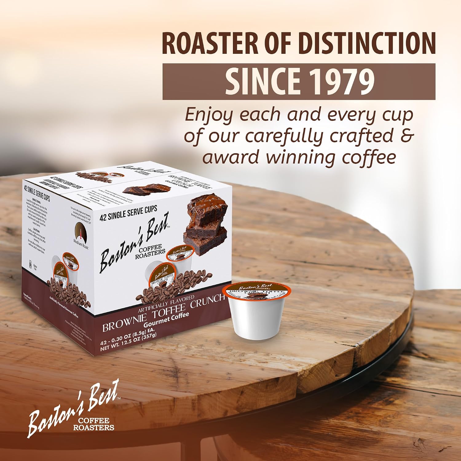 Boston’s Best - Aloha Coconut Flavored Delicious Gourmet Coffee Compatible with Keurig Coffee Maker, 1 Count (42 Single Serve Cups)