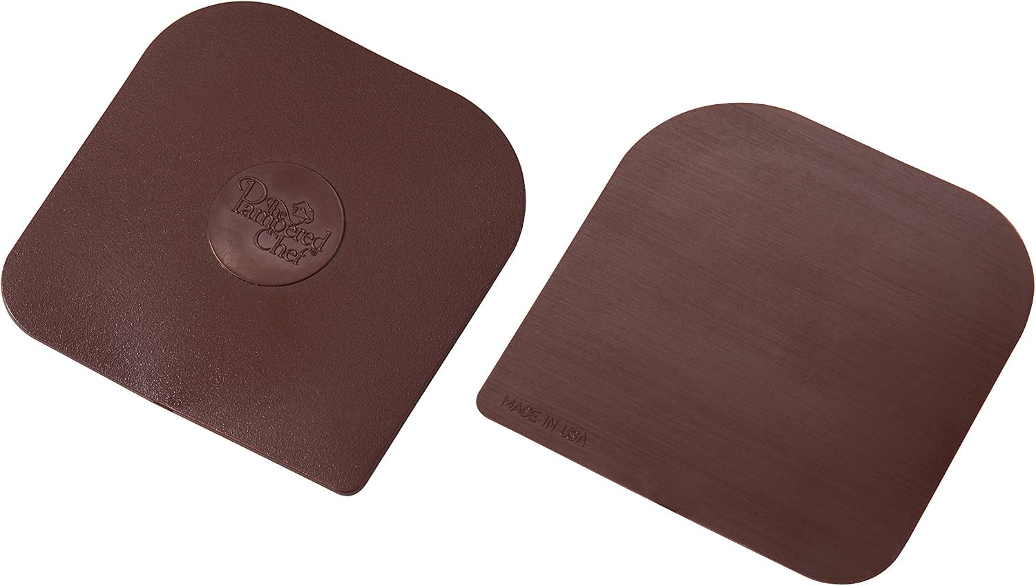 Pampered Chef Nylon Pan Scrapers Set of 3 in Brown