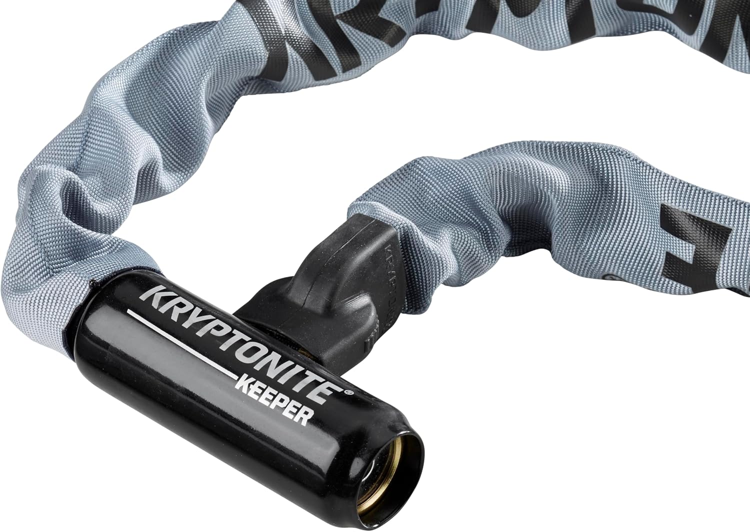 Kryptonite Keeper 785 Bike Chain Lock, 2.8 ft Heavy Duty Anti-Theft Lock | 7mm Manganese Steel Links, 85cm Length, Disc-Style Cylinder, Nylon Sleeve for Motorcycle, Scooter, Gate, Fence