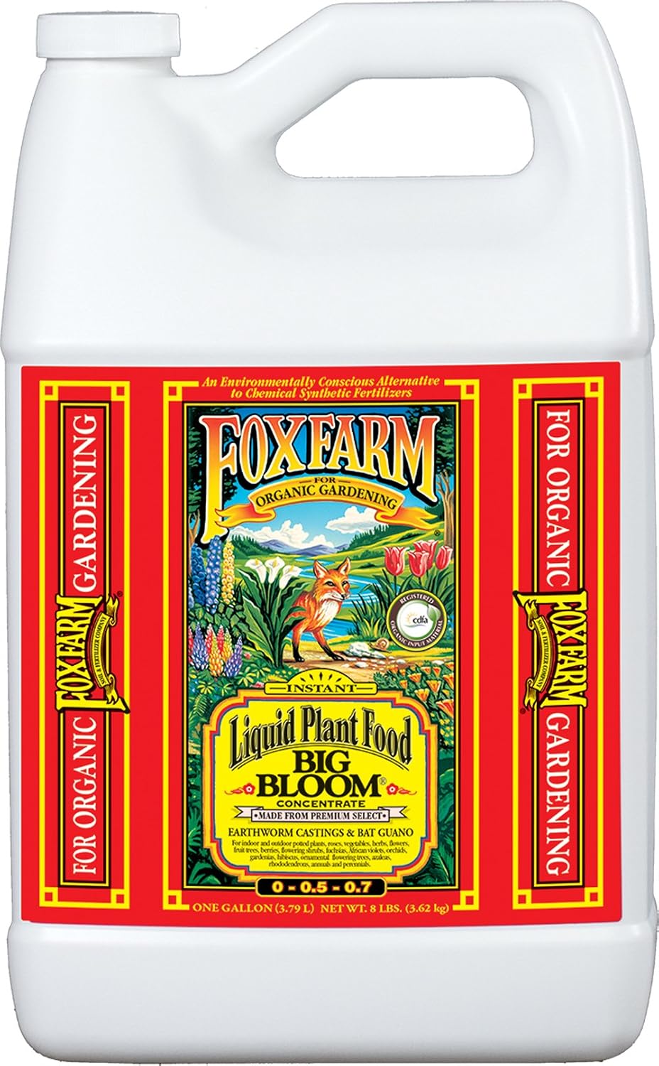 FoxFarm FX14003 1-Gallon FoxFarm Big Bloom Liquid Concentrate 0-0.5 - 0.7