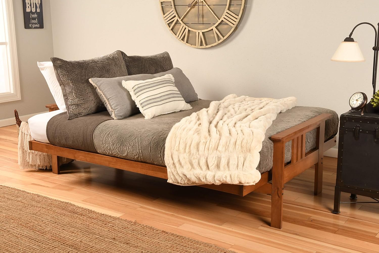 Kodiak Futons Monterey Futon Frame, No Drawers, Barbados