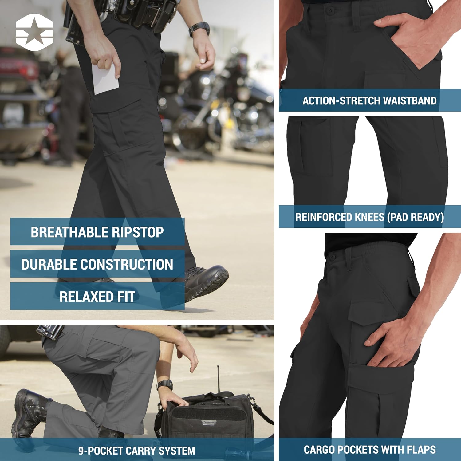 Propper Men's Tactical Uniform Pant | Ripstop Fabric Tactical Pants, Uniform Pants for Law Enforcement