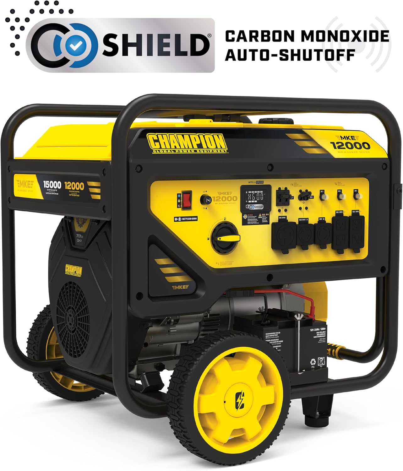 Champion Power Equipment 15,000-Watt MKE Series Portable Generator with Electric Start and Free 3-Year Warranty