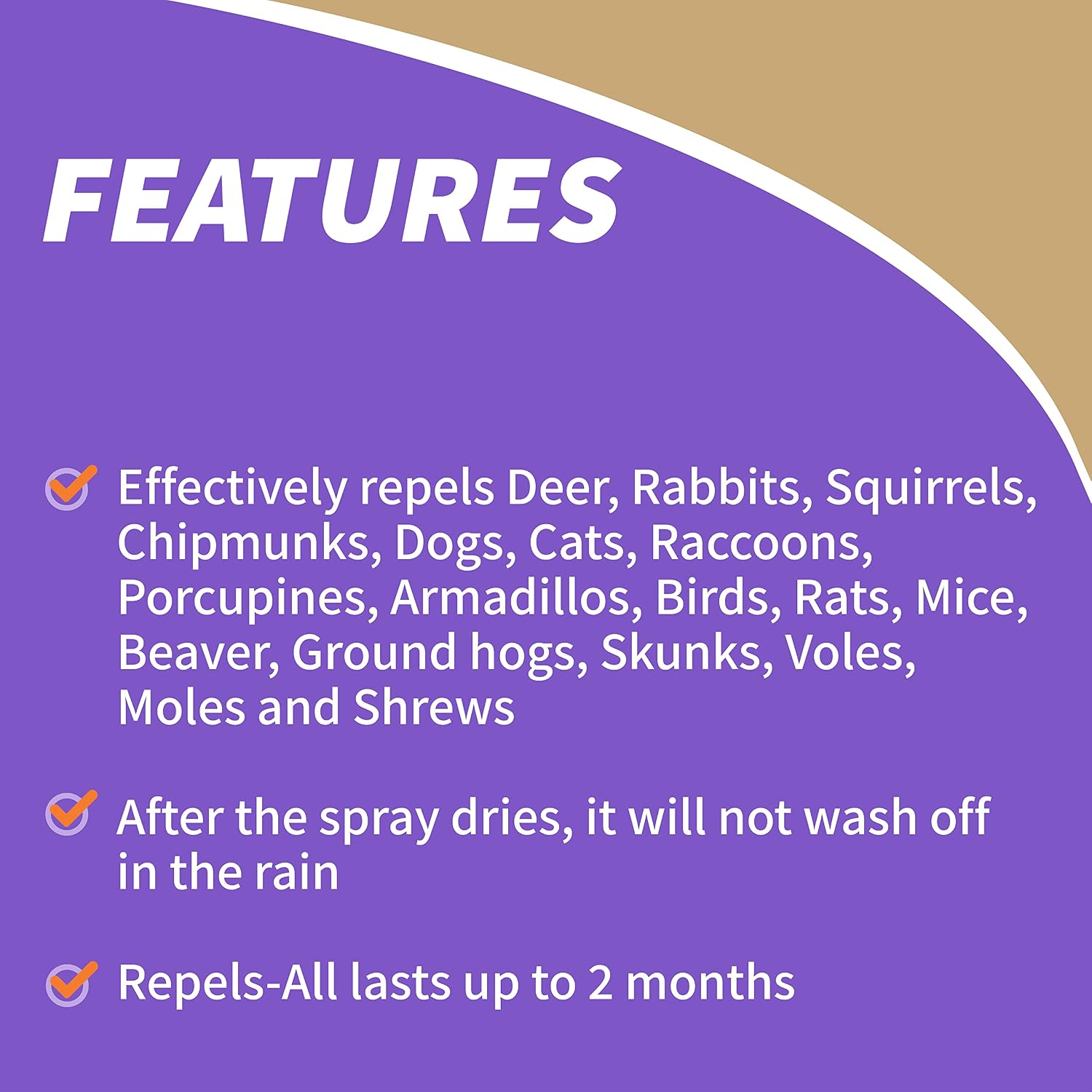 Bonide Repels-All Animal Repellent, 32 oz Ready-to-Spray | Outdoor Pest Garden, Deer & Rabbit Control, People & Pet Safe