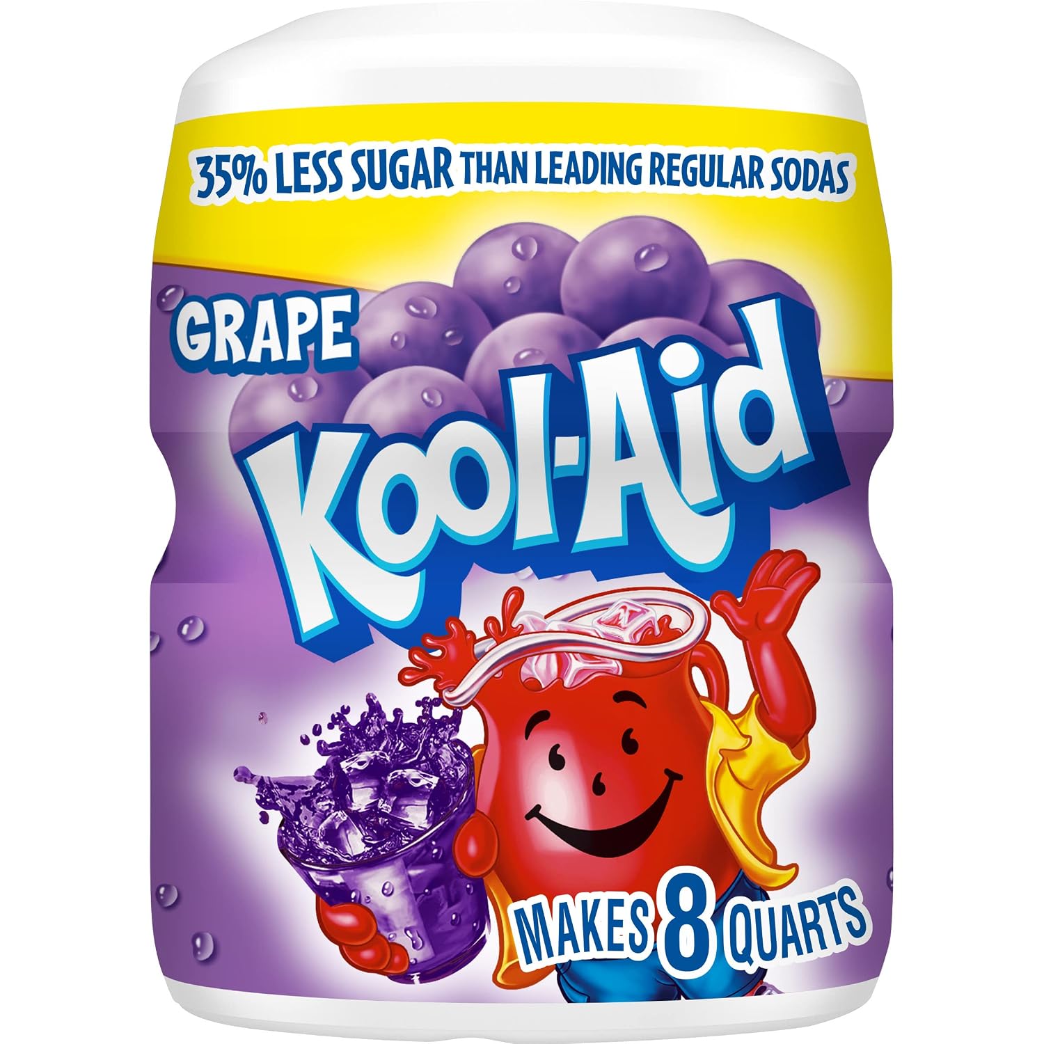 Kool-Aid Drink Mix, Tropical Punch, 19 oz | for Flavorful Hydration and Shareable Refreshment Good Source of Vitamin C, Caffeine Free Gluten Free