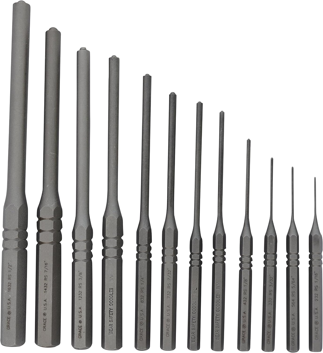 Grace USAGrace USA Gun Care Brass Pin Punch Set