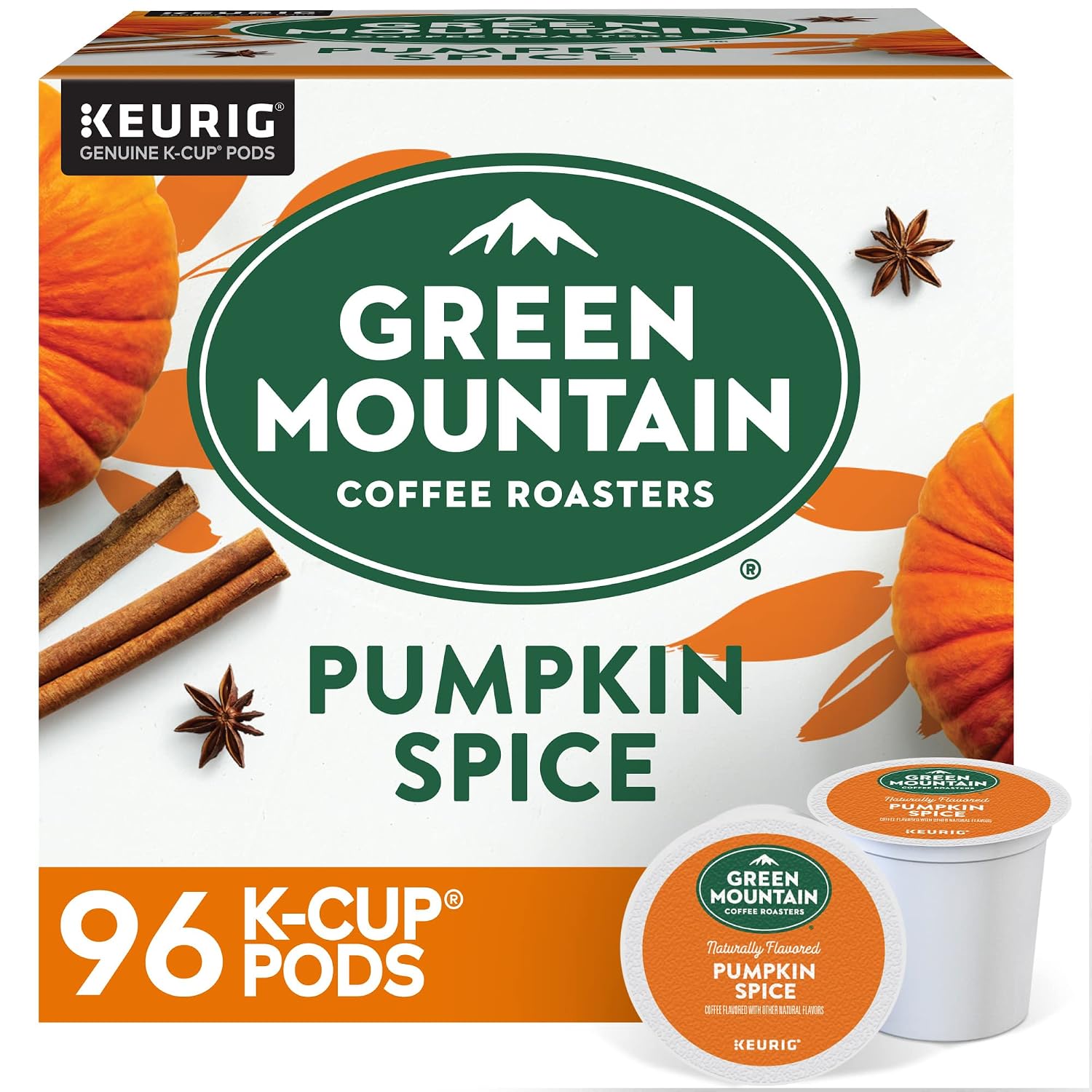 Green Mountain Coffee Roasters Island Coconut, Single-Serve Keurig K-Cup Pod, Flavored Light Roast Coffee, 24 Count (Pack of 1)