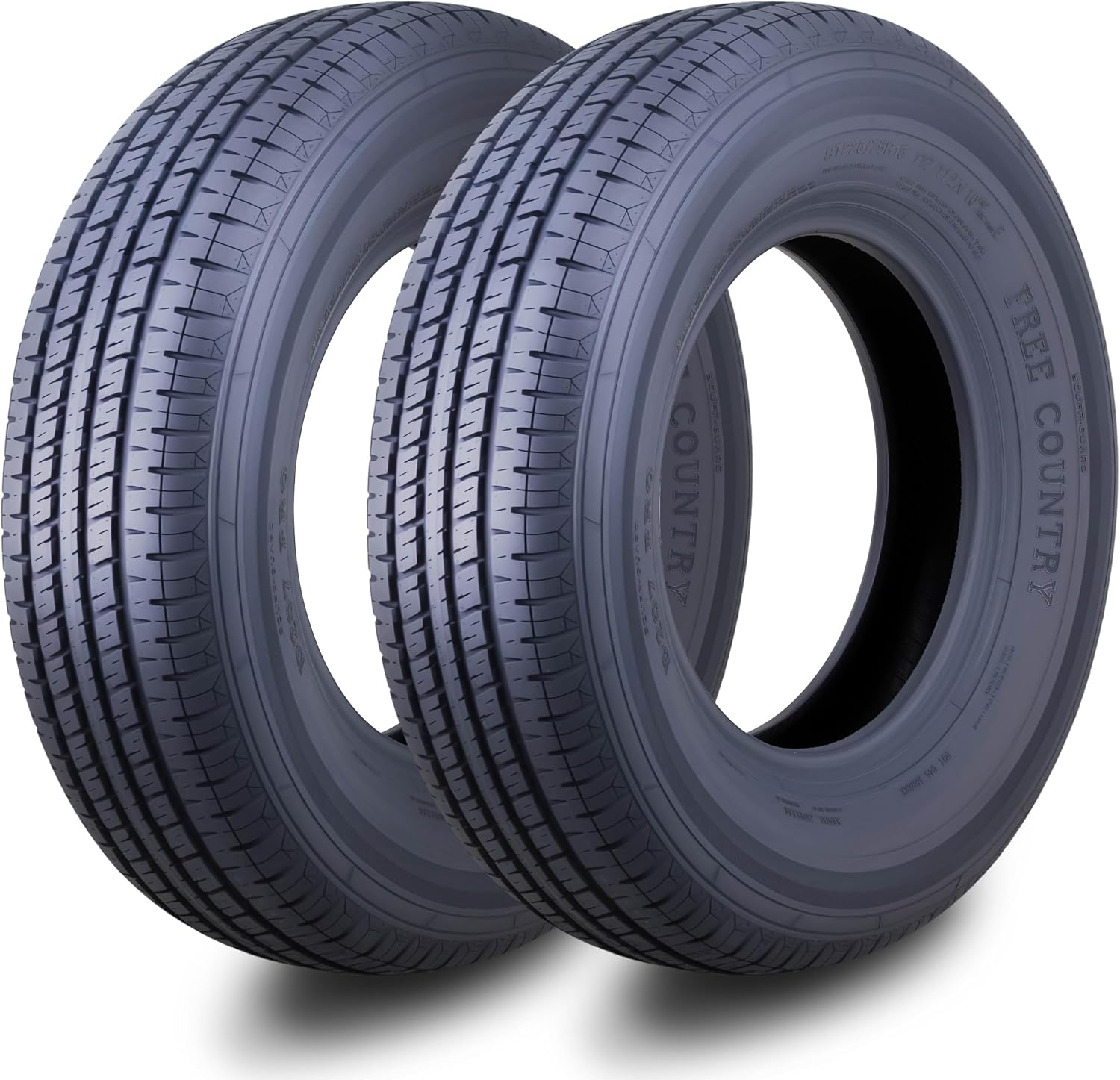 FREE COUNTRY 2 Premium Trailer Tire ST225/75R15 10PR LRE 117N w/Scuff Guard