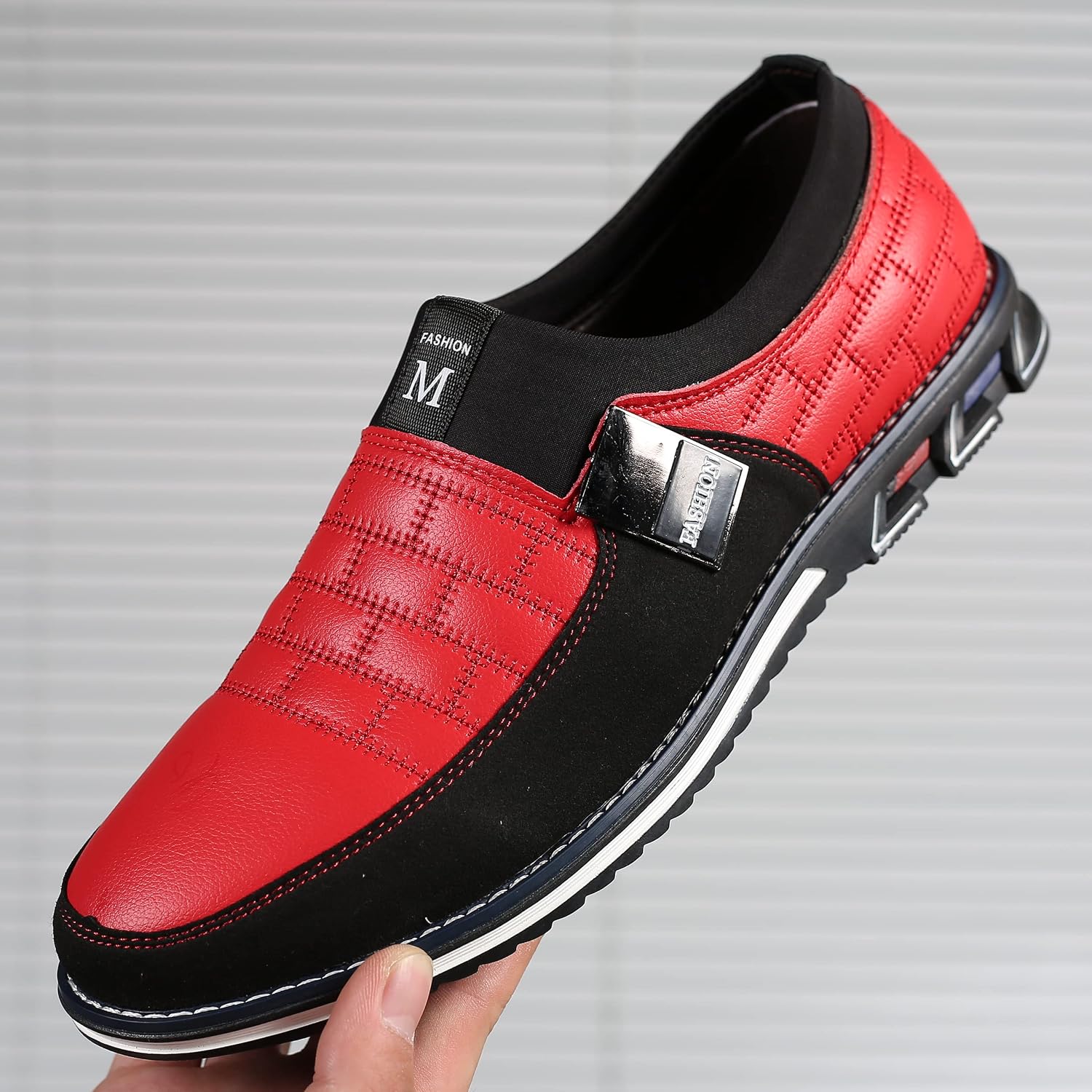 COSIDRAM Mens Casual Shoes Dress Sneakers Loafers Comfort Walking Shoes | Lightweight slip-on for hassle-free wear. Cloud-like comfort, sock-friendly fit for daily & semi-formal occasions.