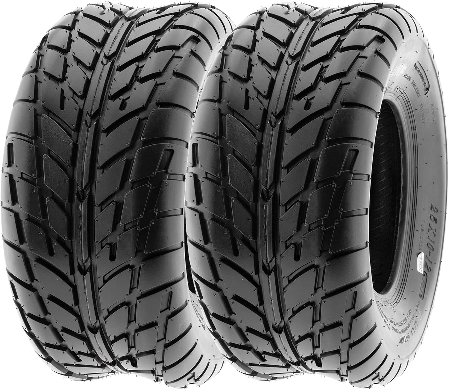 SunF 25x8-12 25x10-12 Hardpack Race Sport ATV UTV Tire 6 PR A021 - BUNDLE