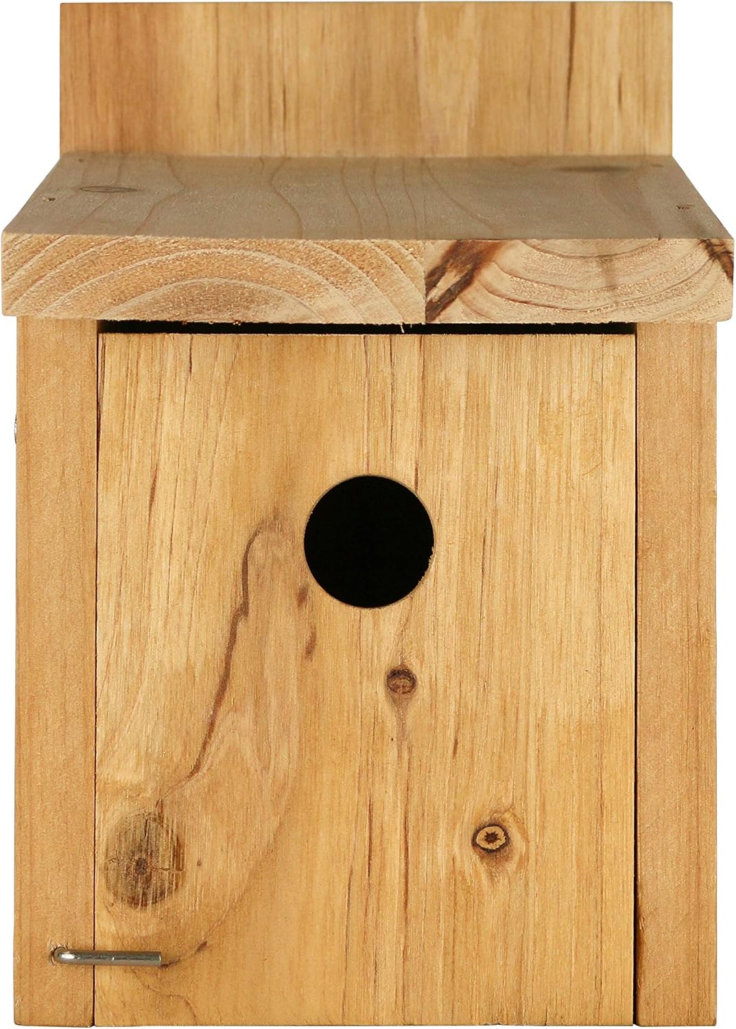 Nature's Way Cedar Box Wren House with Clean-Out Door, Wild Bird House and Outdoor Décor, Brown